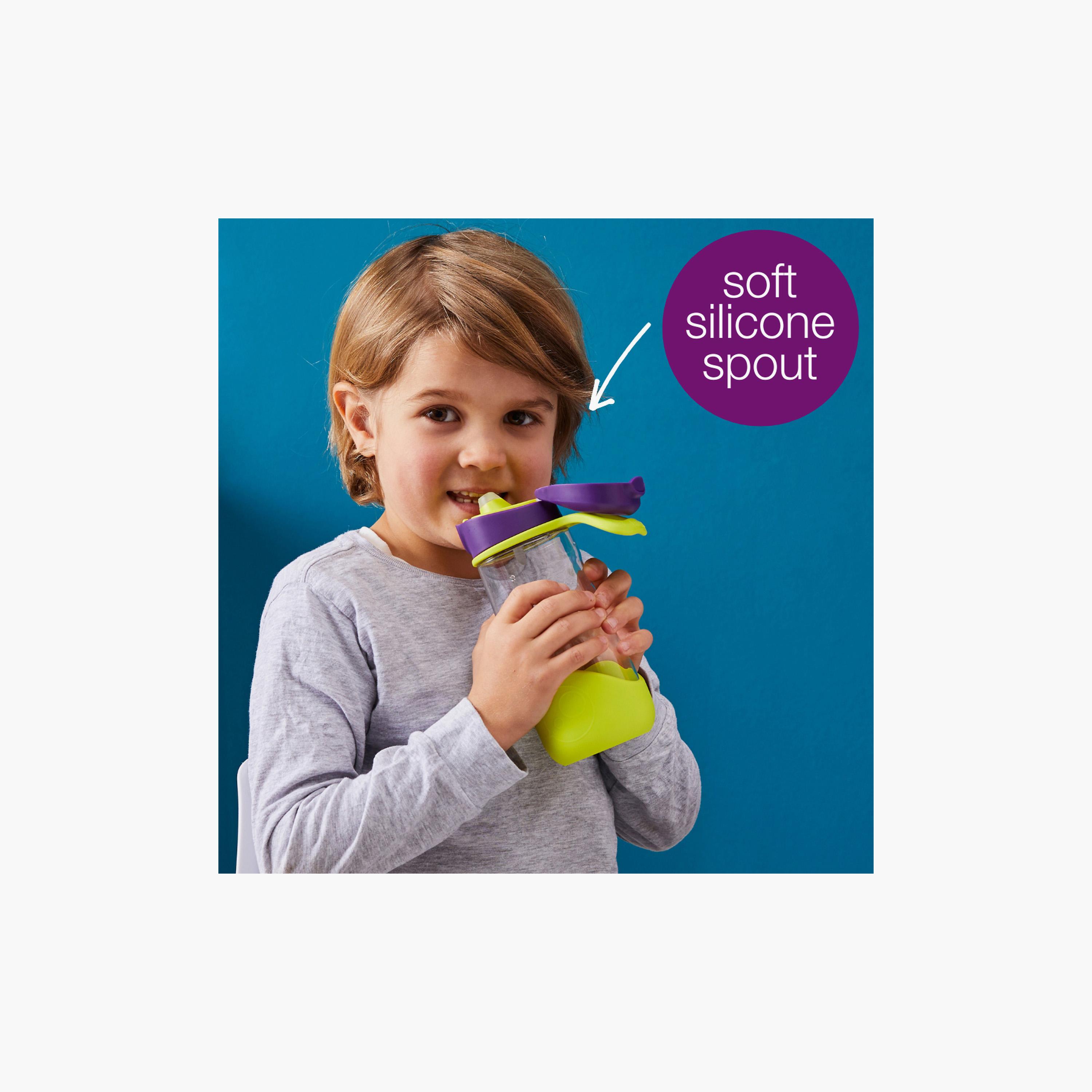 زجاجة مياه رياضية عازلة للحرارة مع فوهة ومصاصة - 450 مل من بي.بوكس-school-waterbottles-image-18