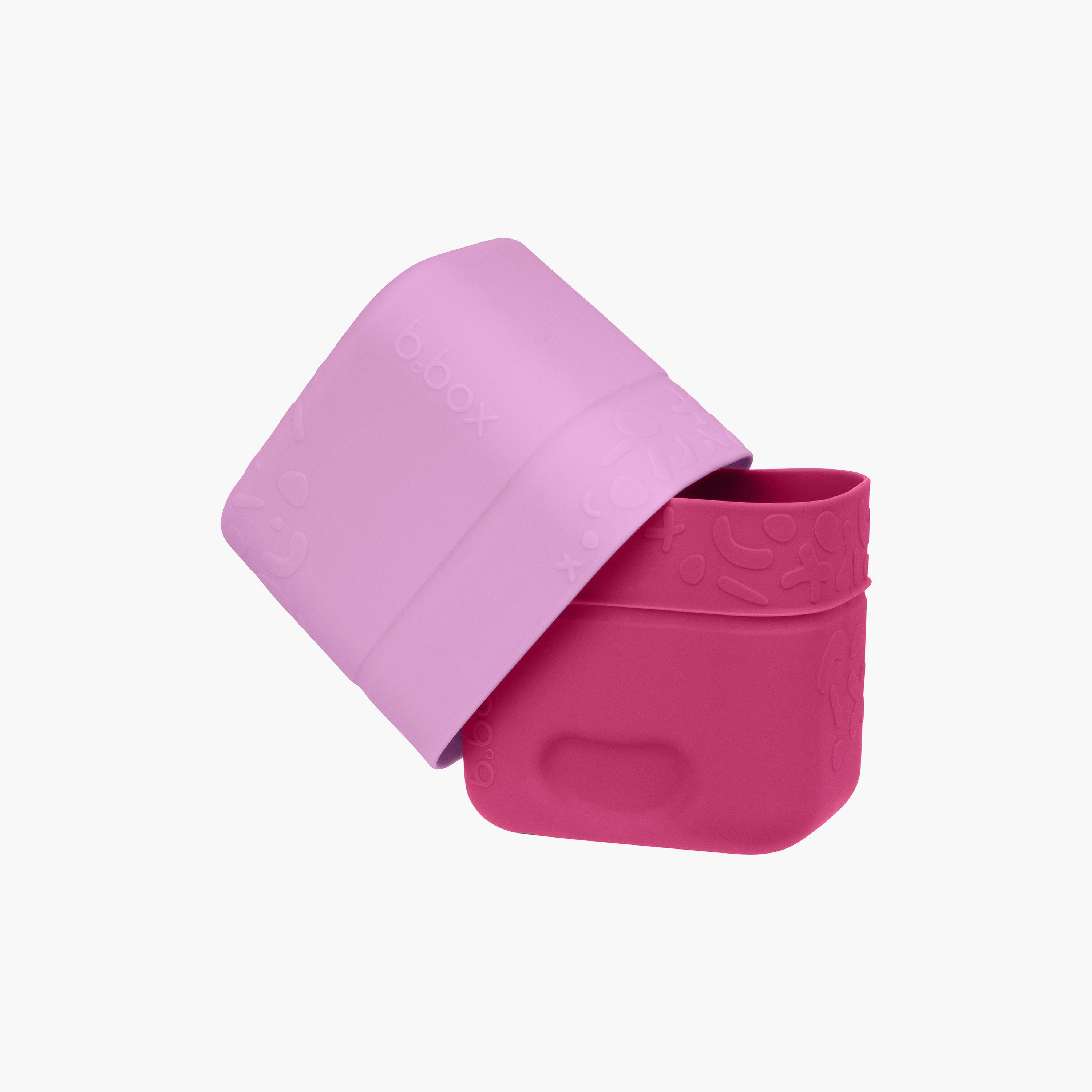 أكواب وجبات خفيفة سيليكون قطعتين من بي.بوكس-baby-feeding-mealtimeessentials-image-1