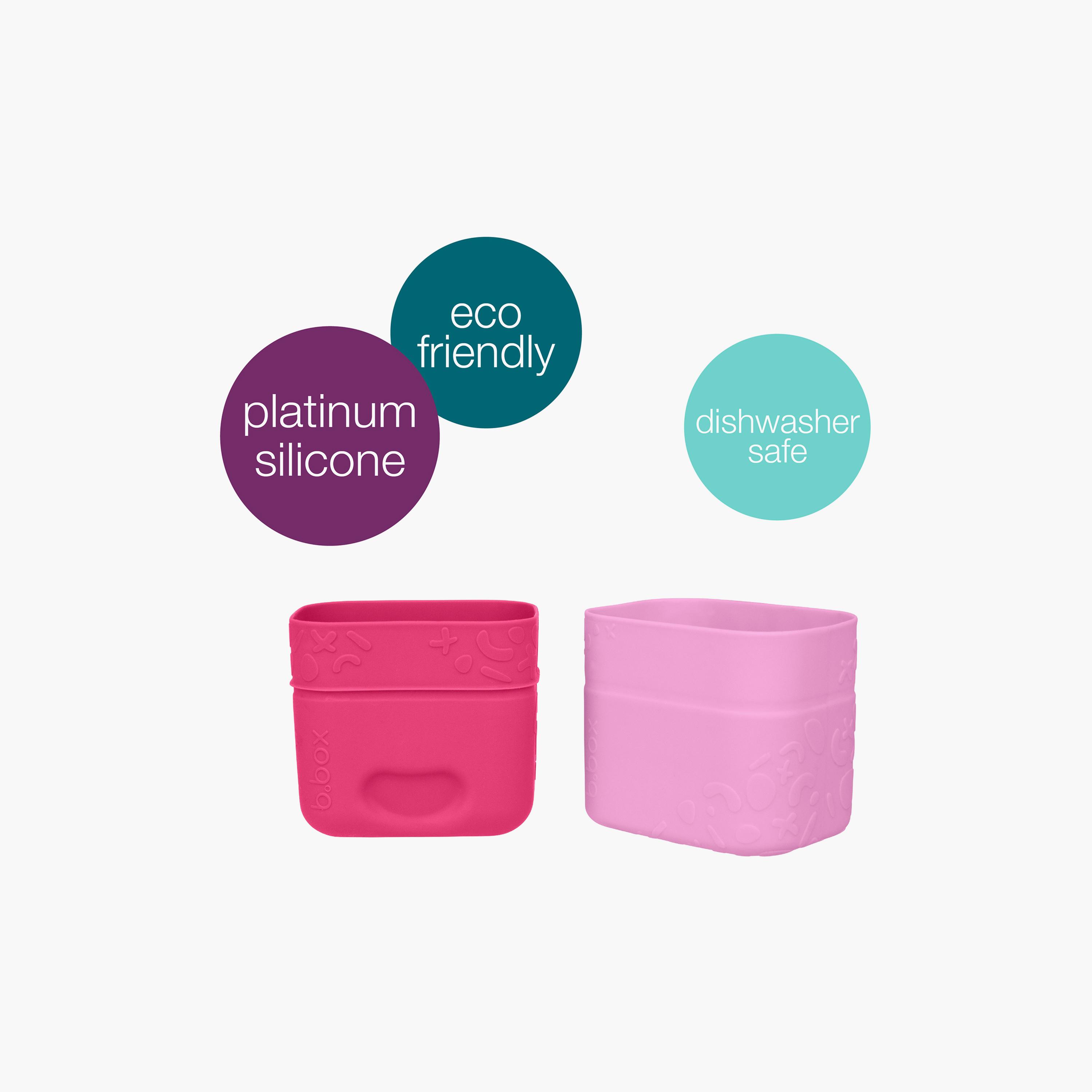 أكواب وجبات خفيفة سيليكون قطعتين من بي.بوكس-baby-feeding-mealtimeessentials-image-2