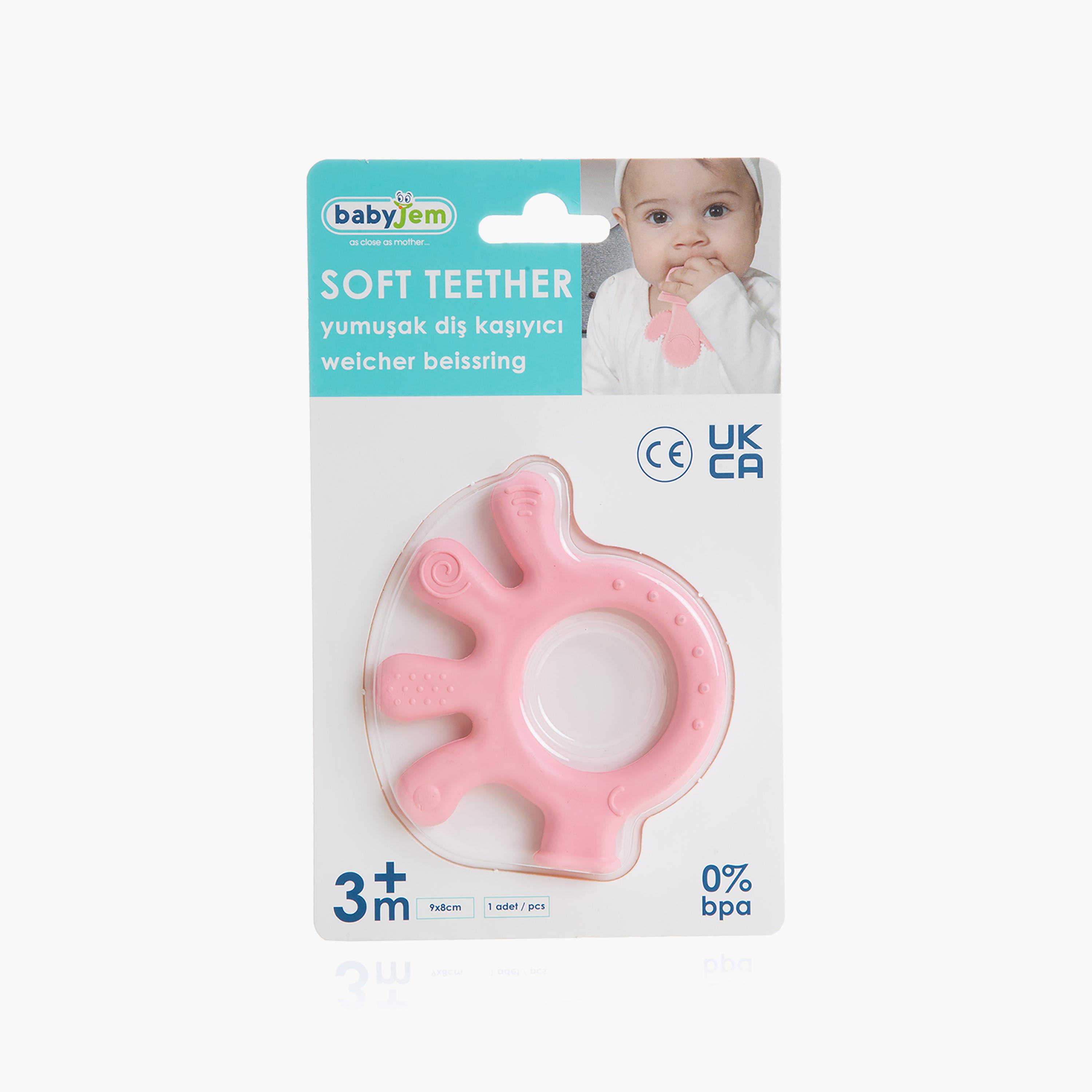 Babyjem Soft Octopus Teether-baby-feeding-teethers-image-7