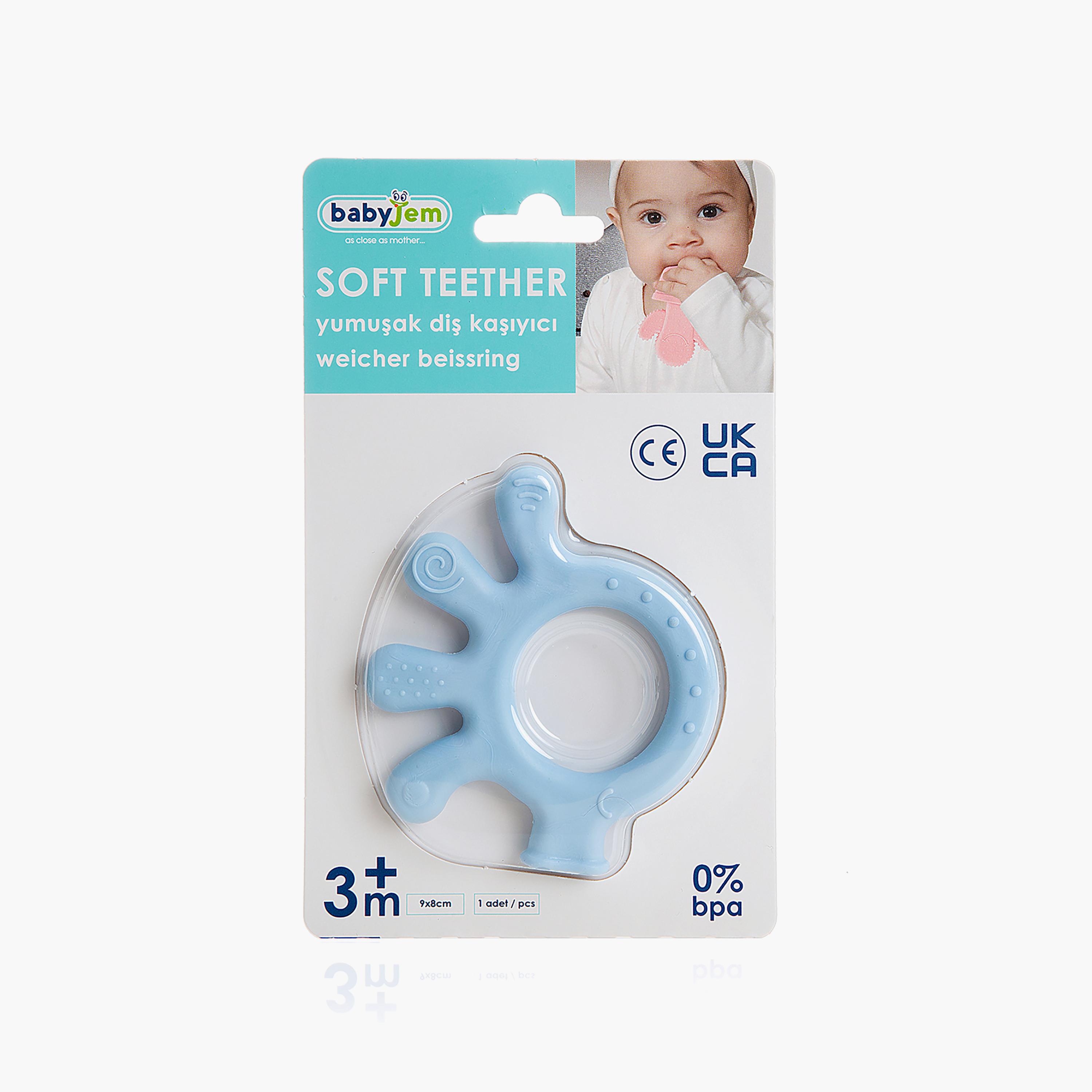 Babyjem Soft Octopus Teether-baby-feeding-teethers-image-7
