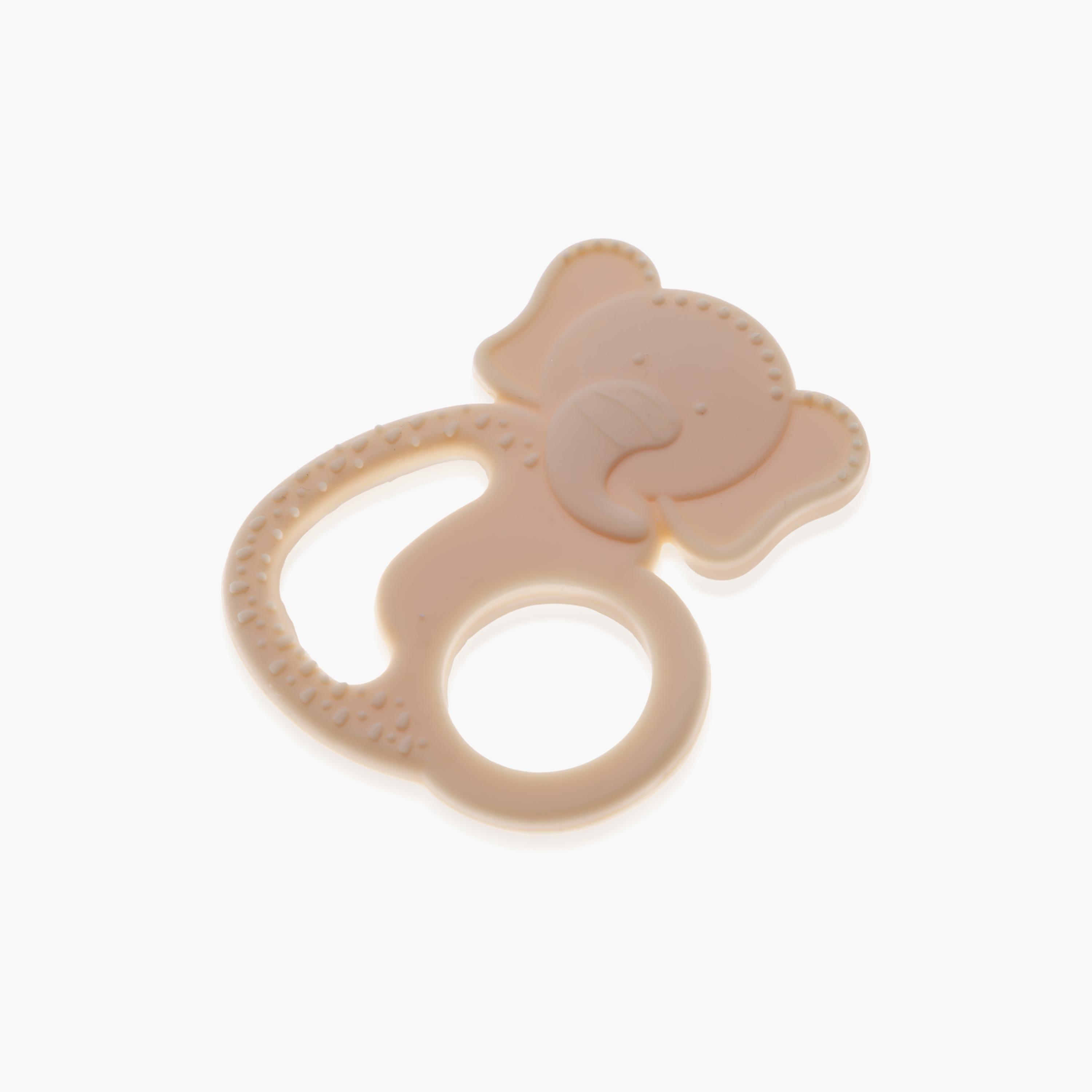 Babyjem Silicon Elephant Teether-baby-feeding-teethers-image-2