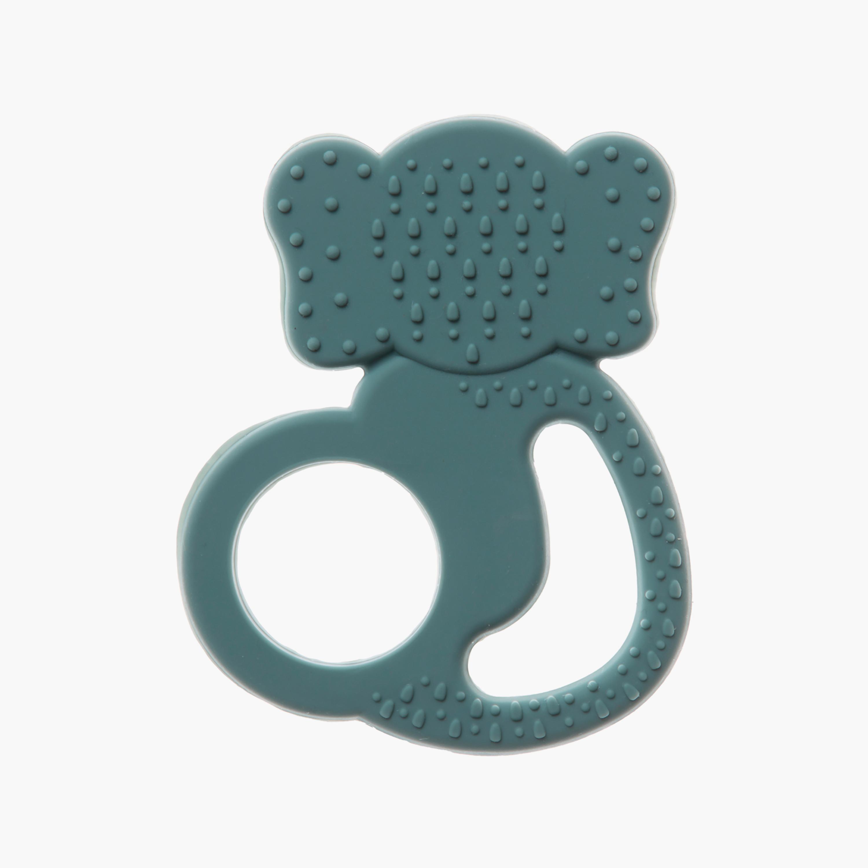 Babyjem Silicon Elephant Teether-baby-feeding-teethers-image-2