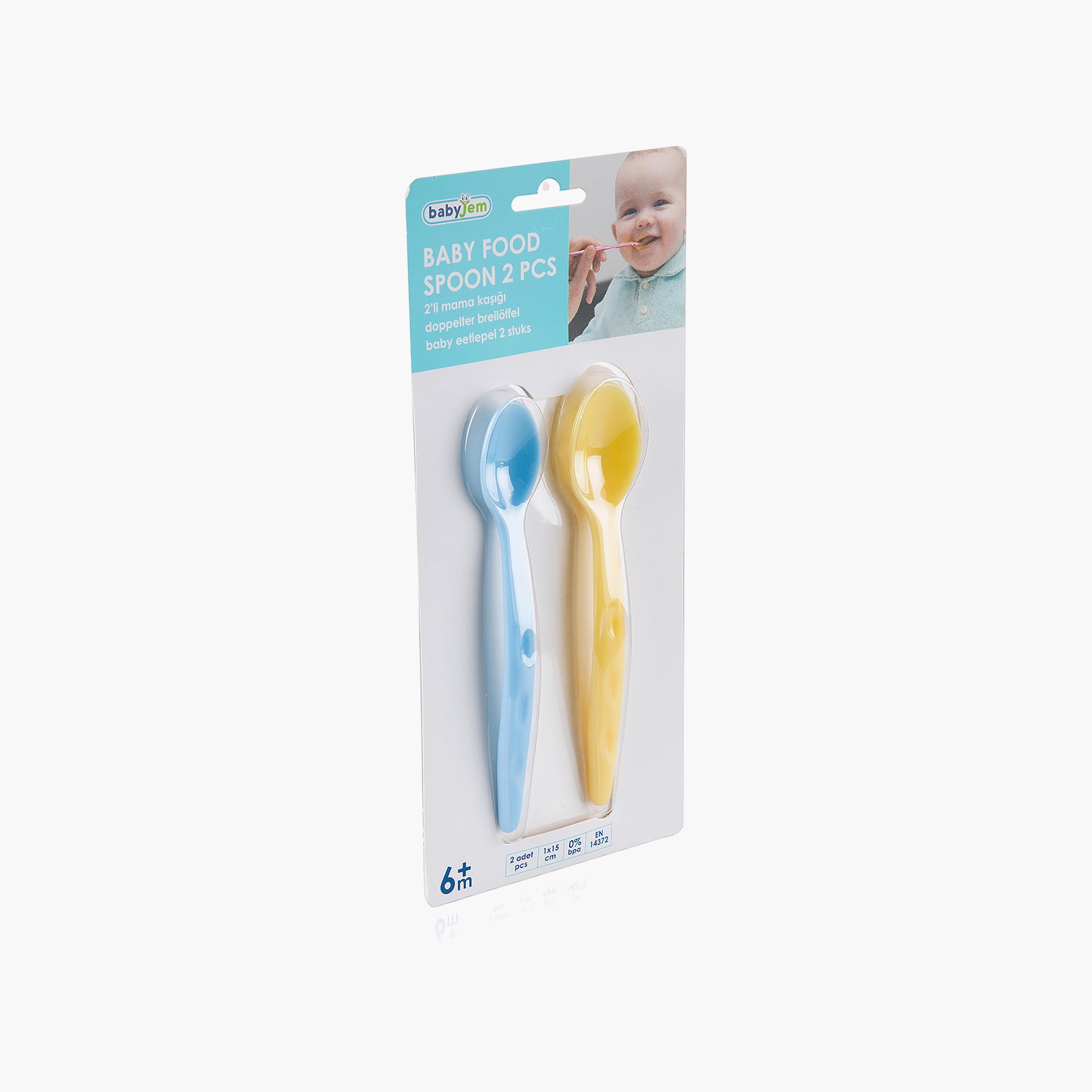 ملعقة طعام للأطفال قطعتين من بيبي جيم-baby-feeding-mealtimeessentials-image-6