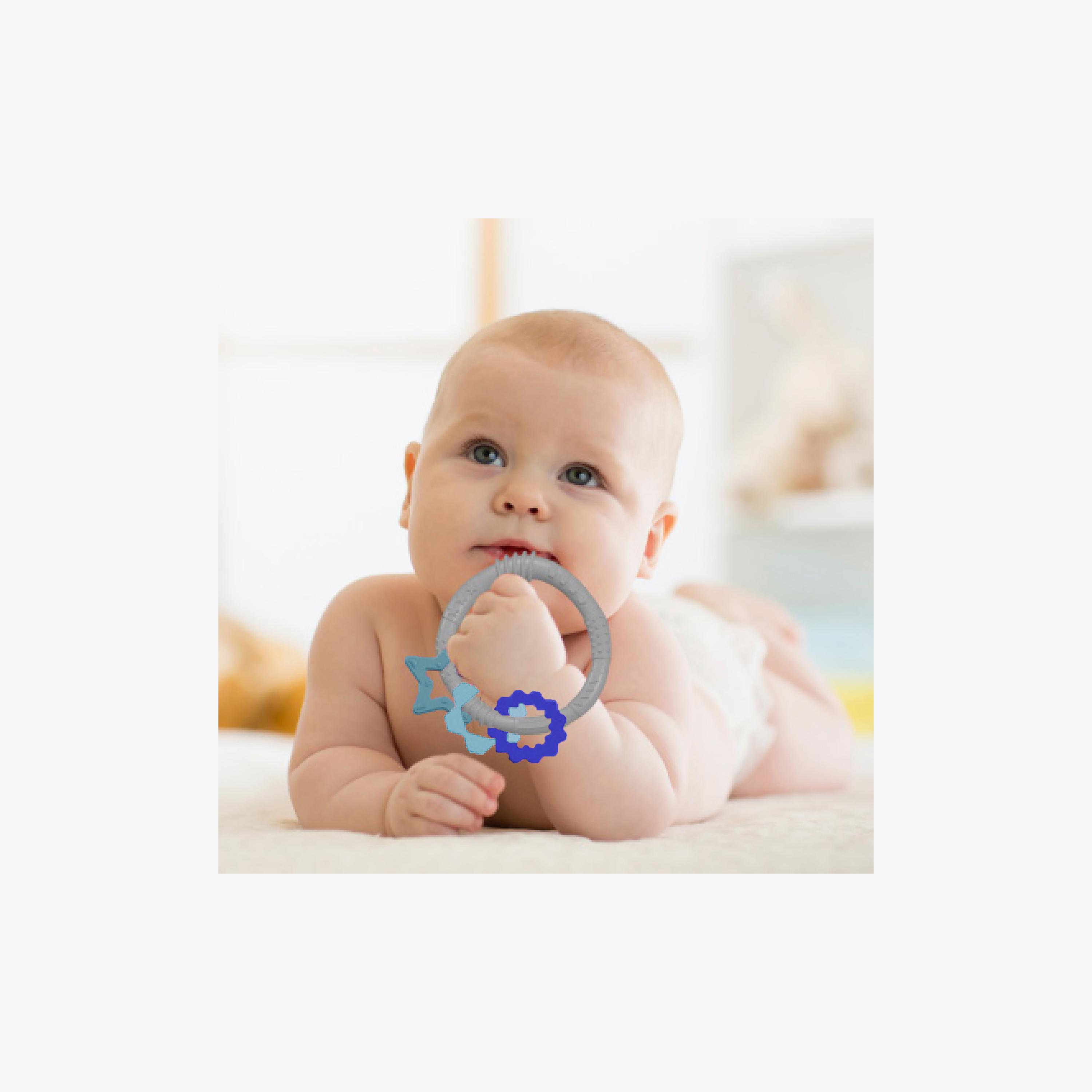 Babyjem Silicon Ring Teether-baby-feeding-teethers-image-2
