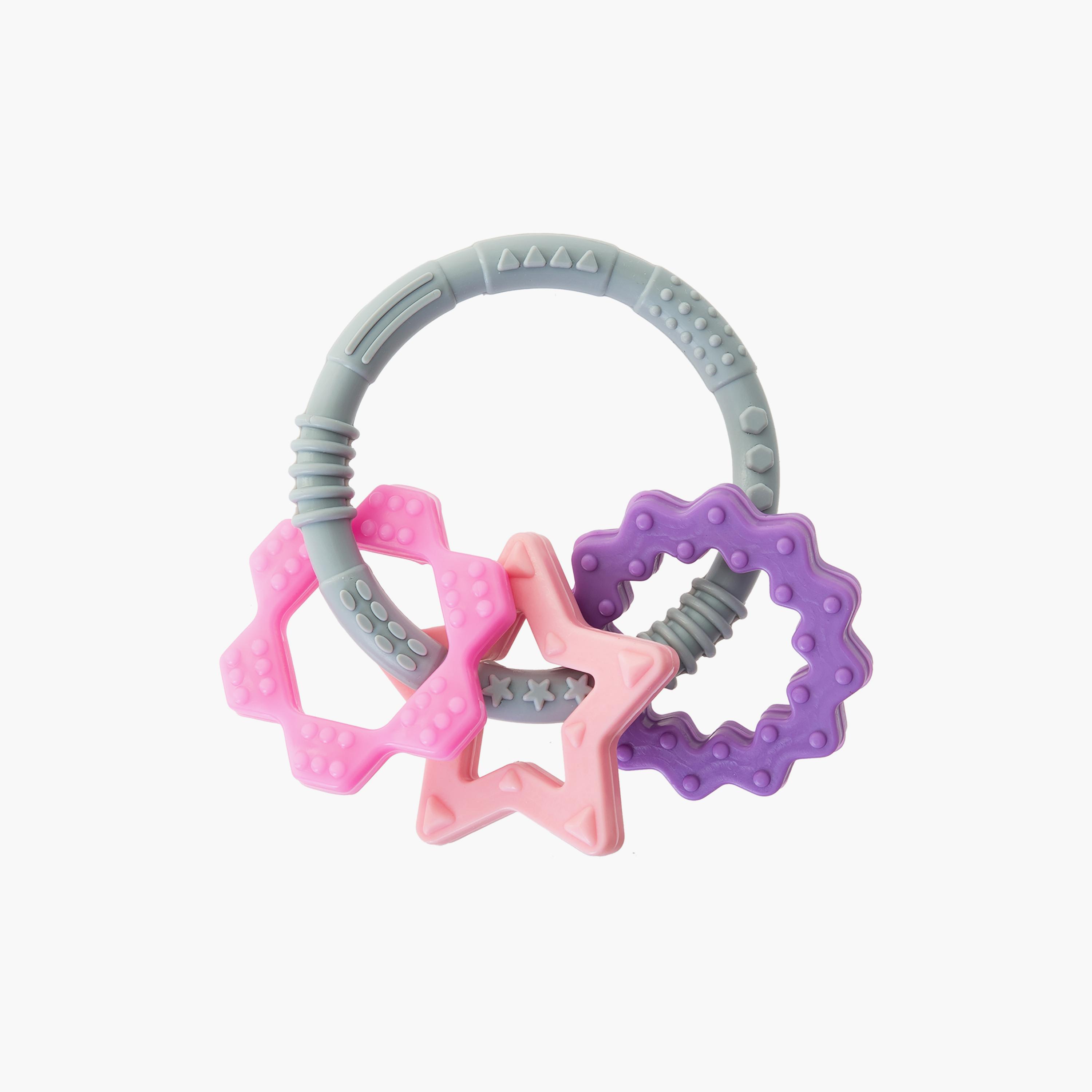 Babyjem Silicon Ring Teether-baby-feeding-teethers-image-1