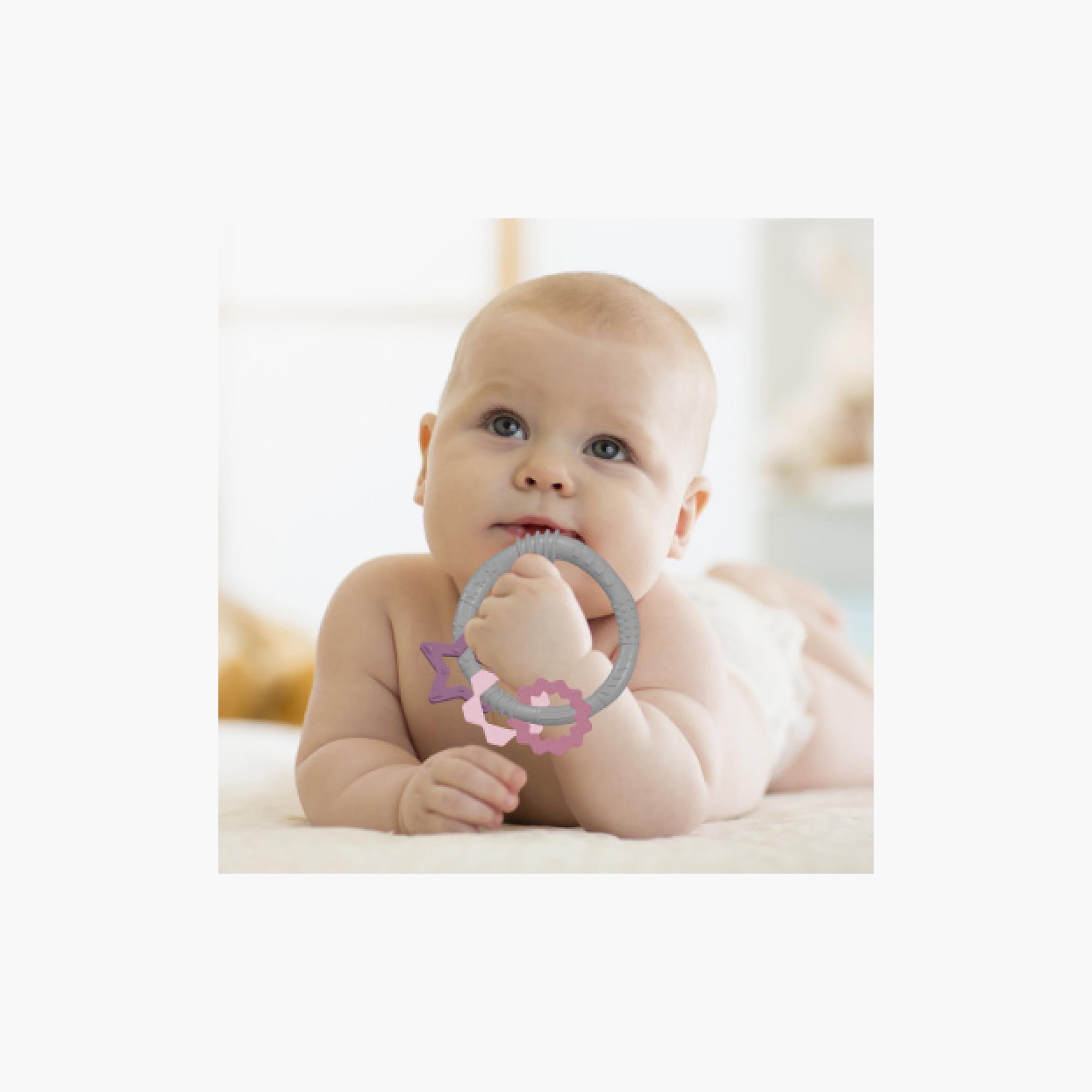 Babyjem Silicon Ring Teether-baby-feeding-teethers-image-3