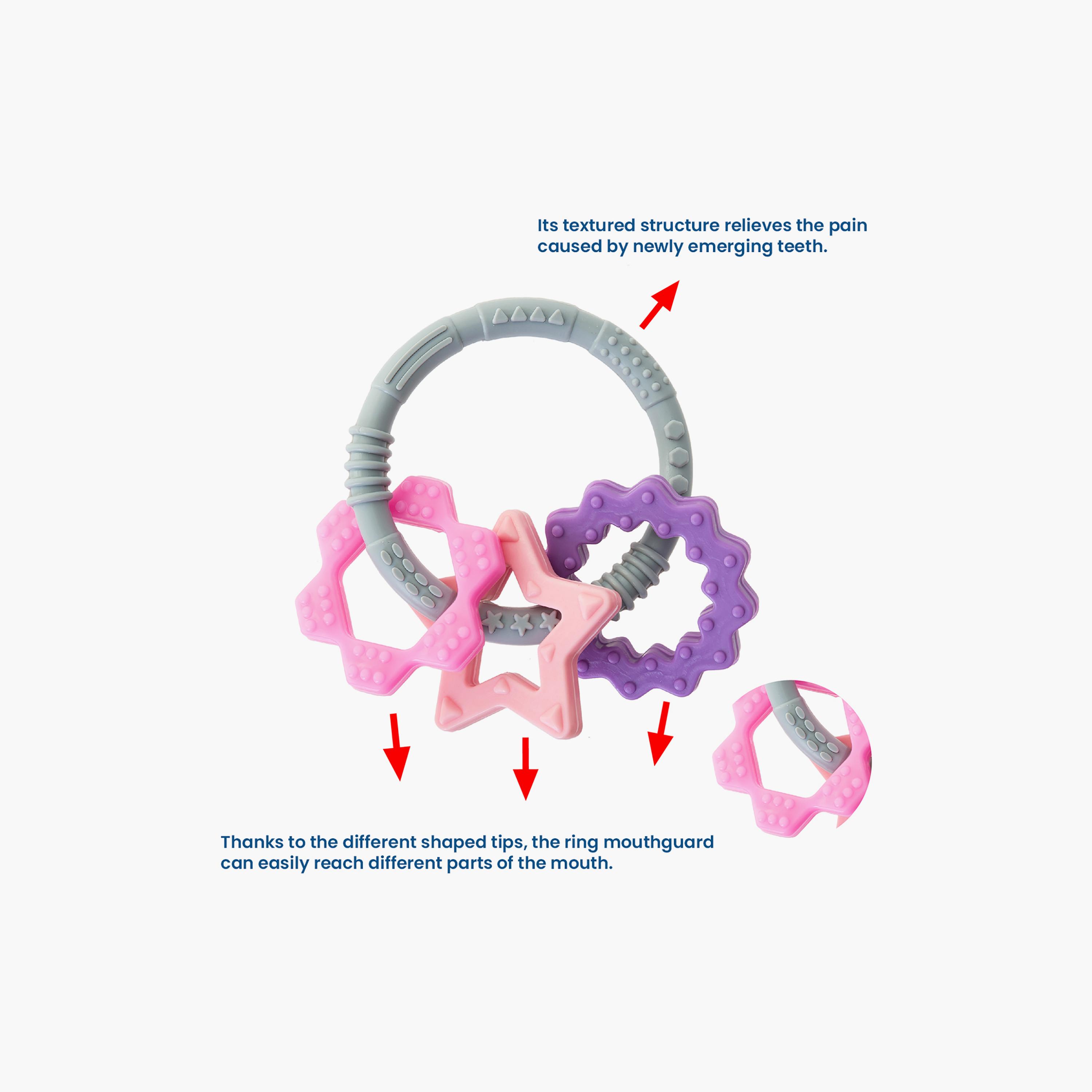 Babyjem Silicon Ring Teether-baby-feeding-teethers-image-4