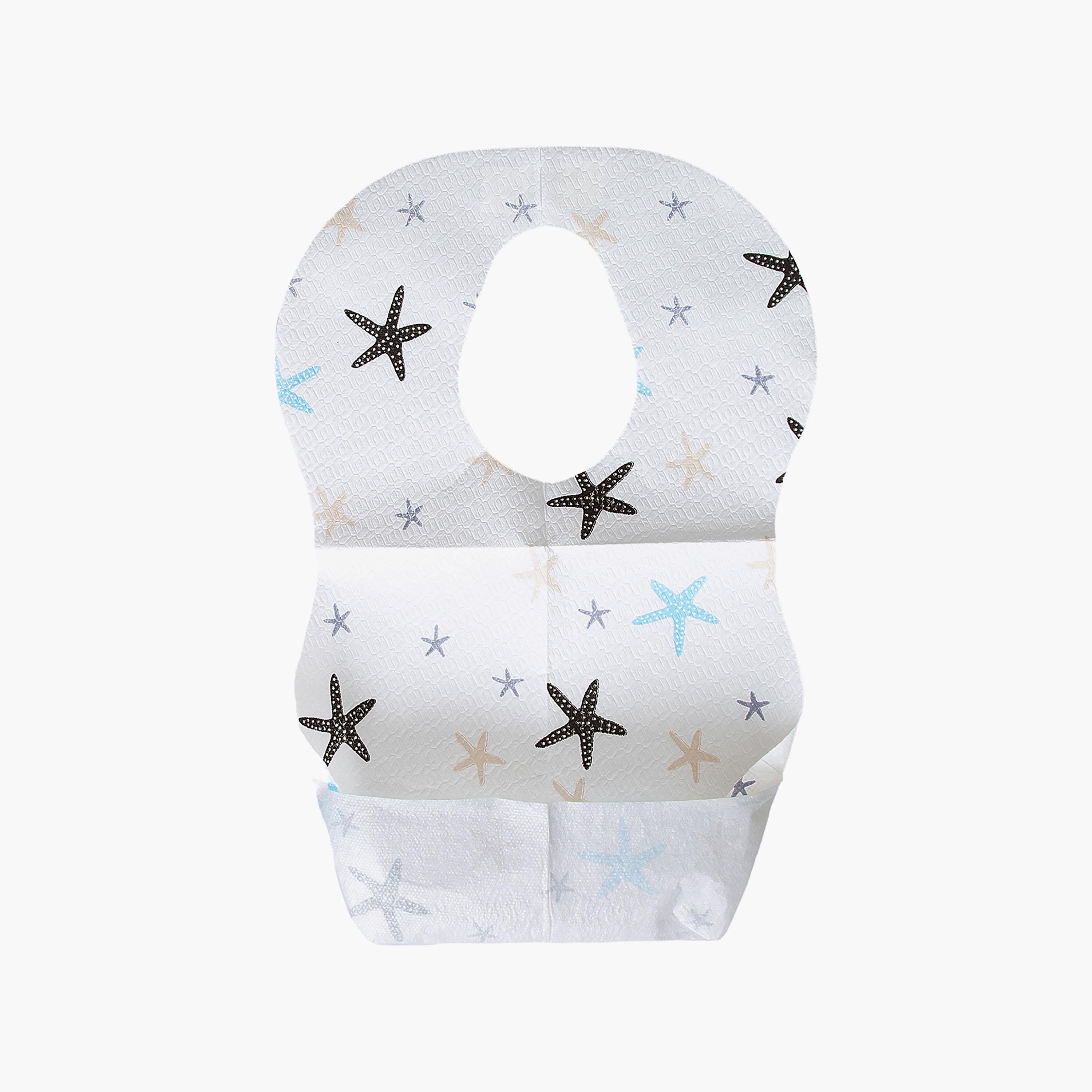 مرايل (صدريات) للاستخدام مرة واحدة 20 قطعة من بيبي جيم-baby-feeding-bibs-image-1