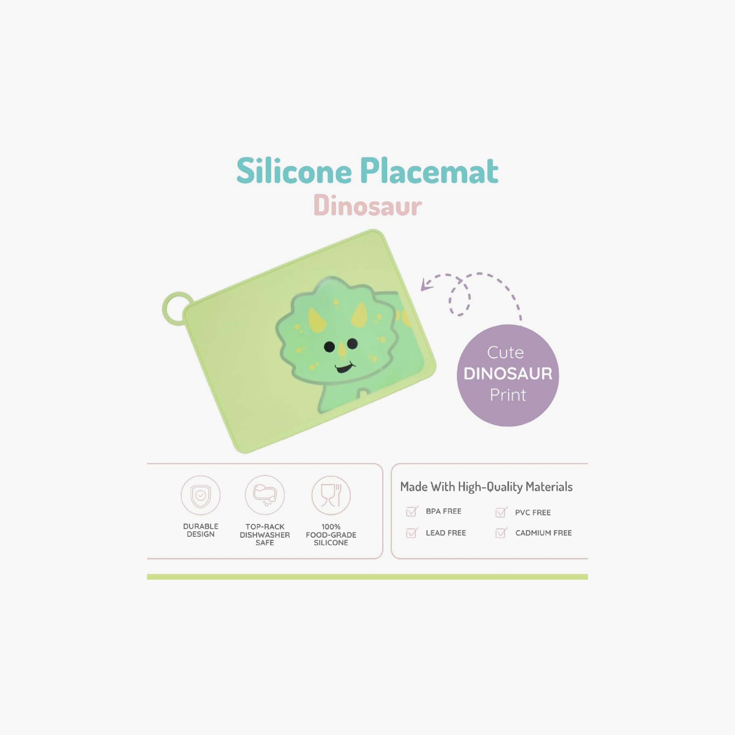 Melli Silicone Placemat - Dino-baby-feeding-mealtimeessentials-image-2