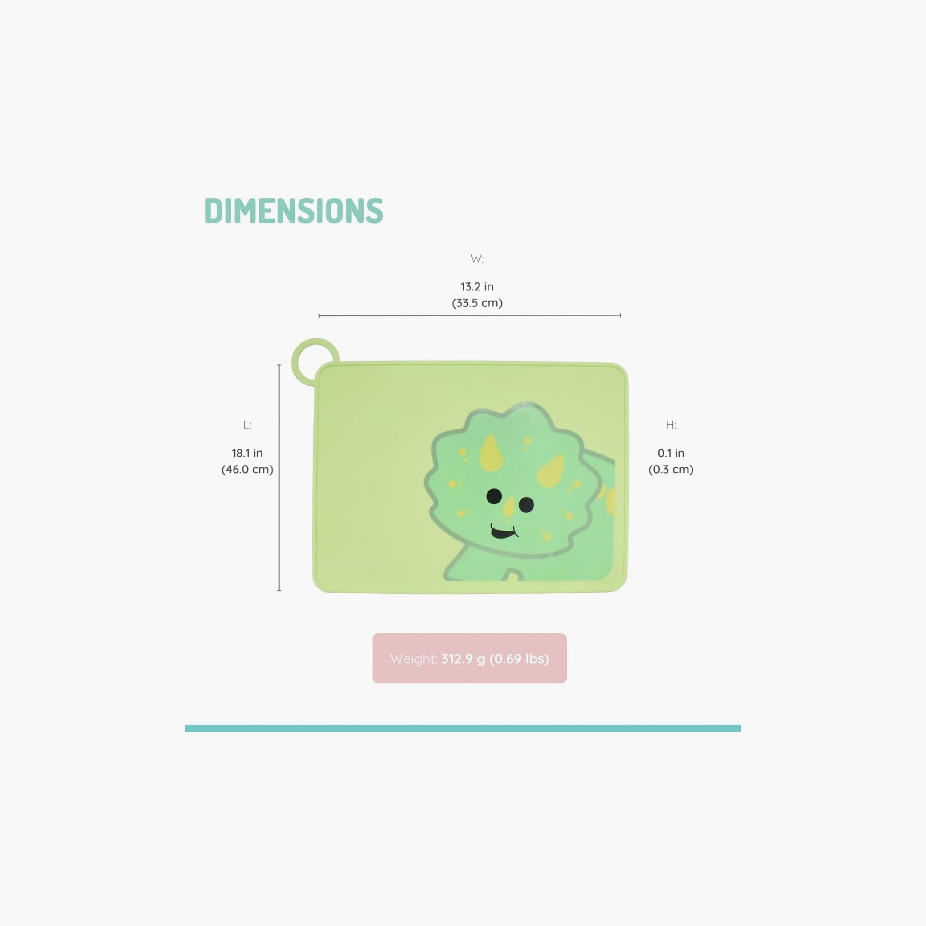 Melli Silicone Placemat - Dino-baby-feeding-mealtimeessentials-image-3