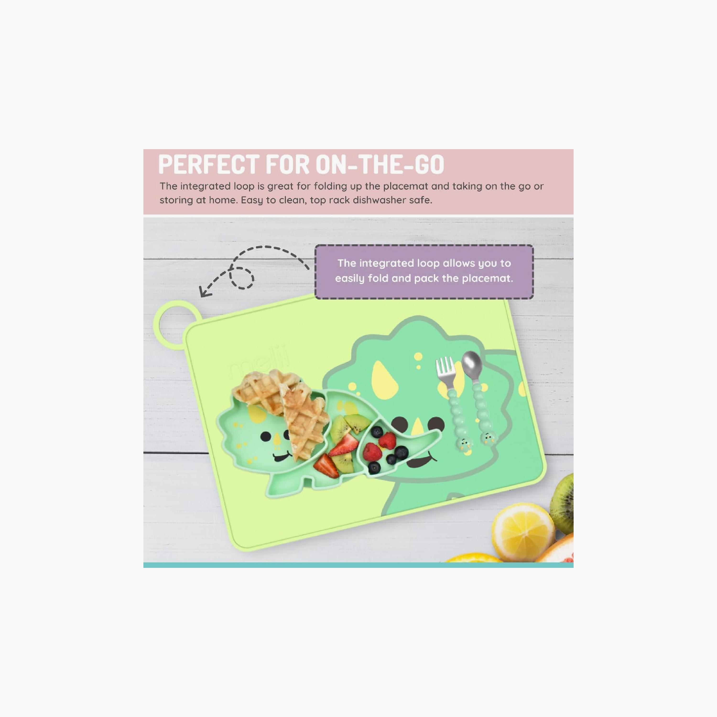 Melli Silicone Placemat - Dino-baby-feeding-mealtimeessentials-image-5