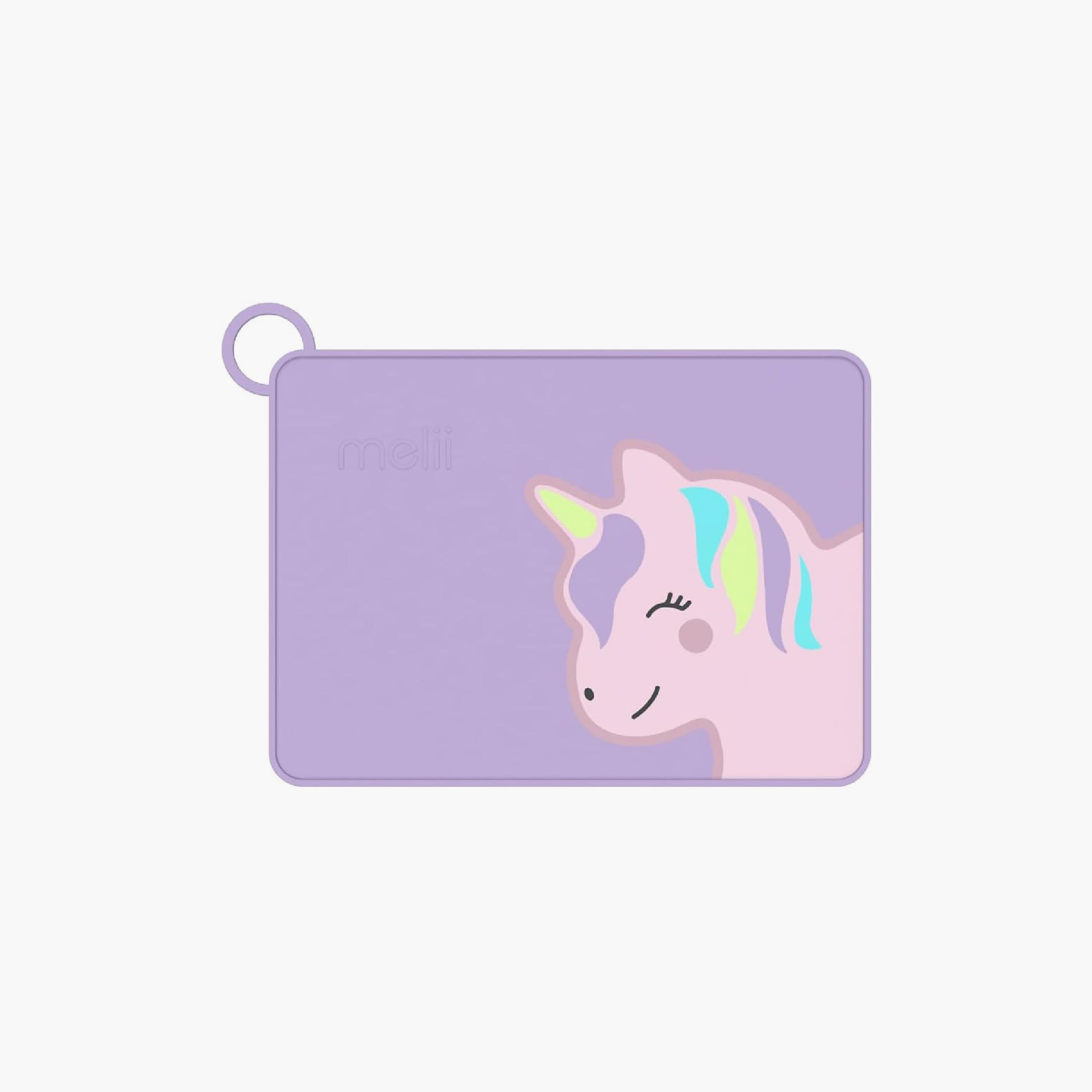 Melli Silicone Placemat - Unicorn-baby-feeding-mealtimeessentials-image-1
