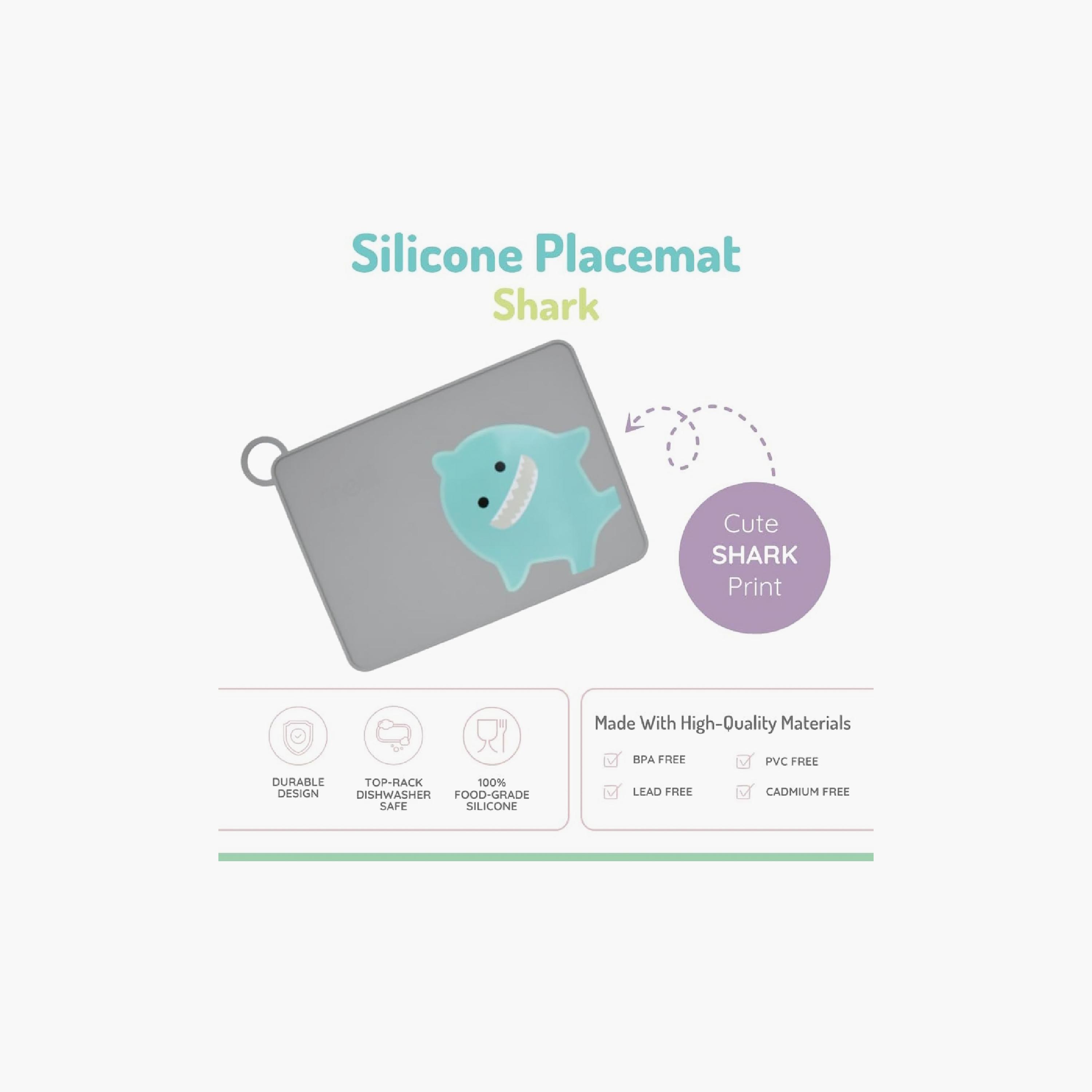 Melli Silicone Placemat - Shark-baby-feeding-mealtimeessentials-image-2