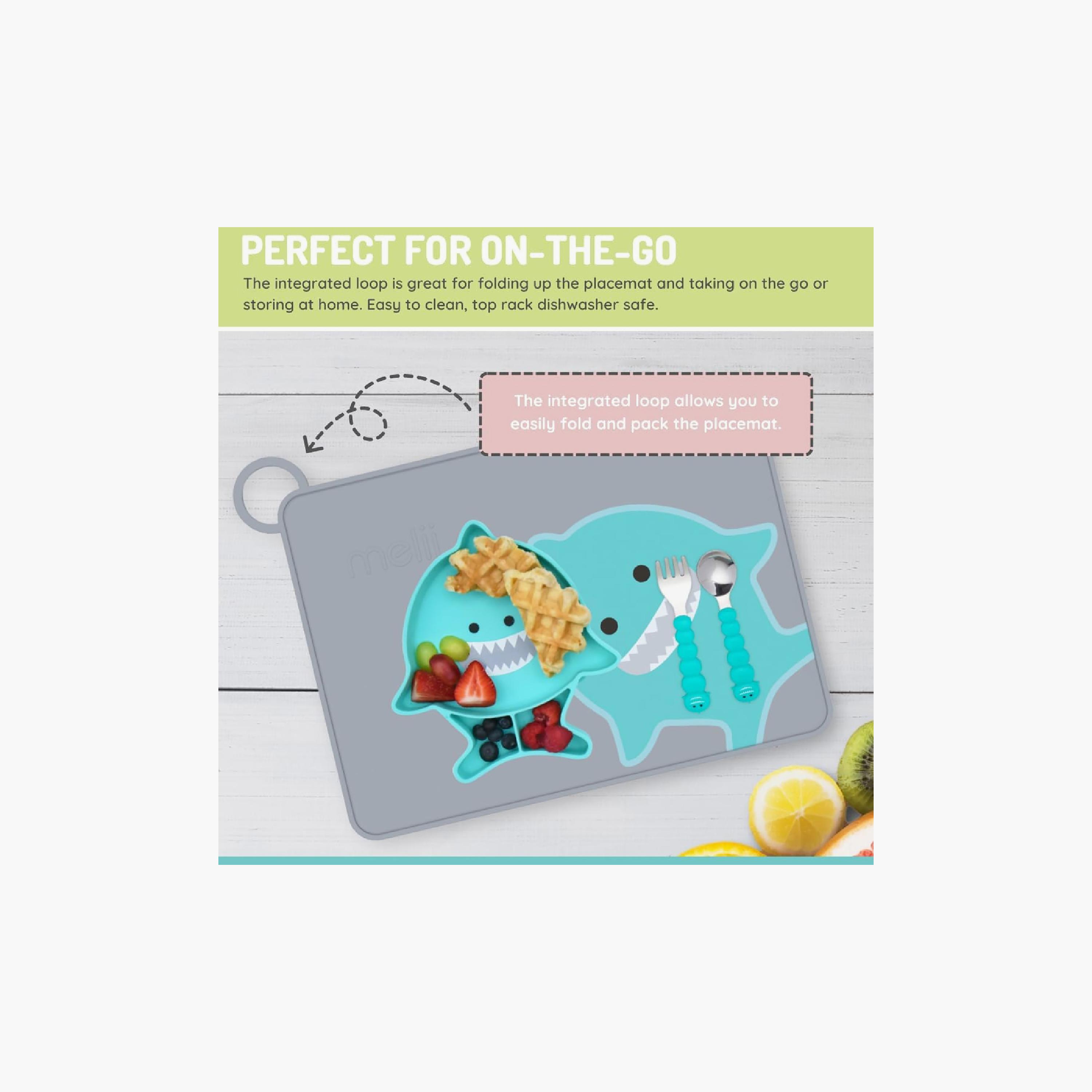 Melli Silicone Placemat - Shark-baby-feeding-mealtimeessentials-image-5
