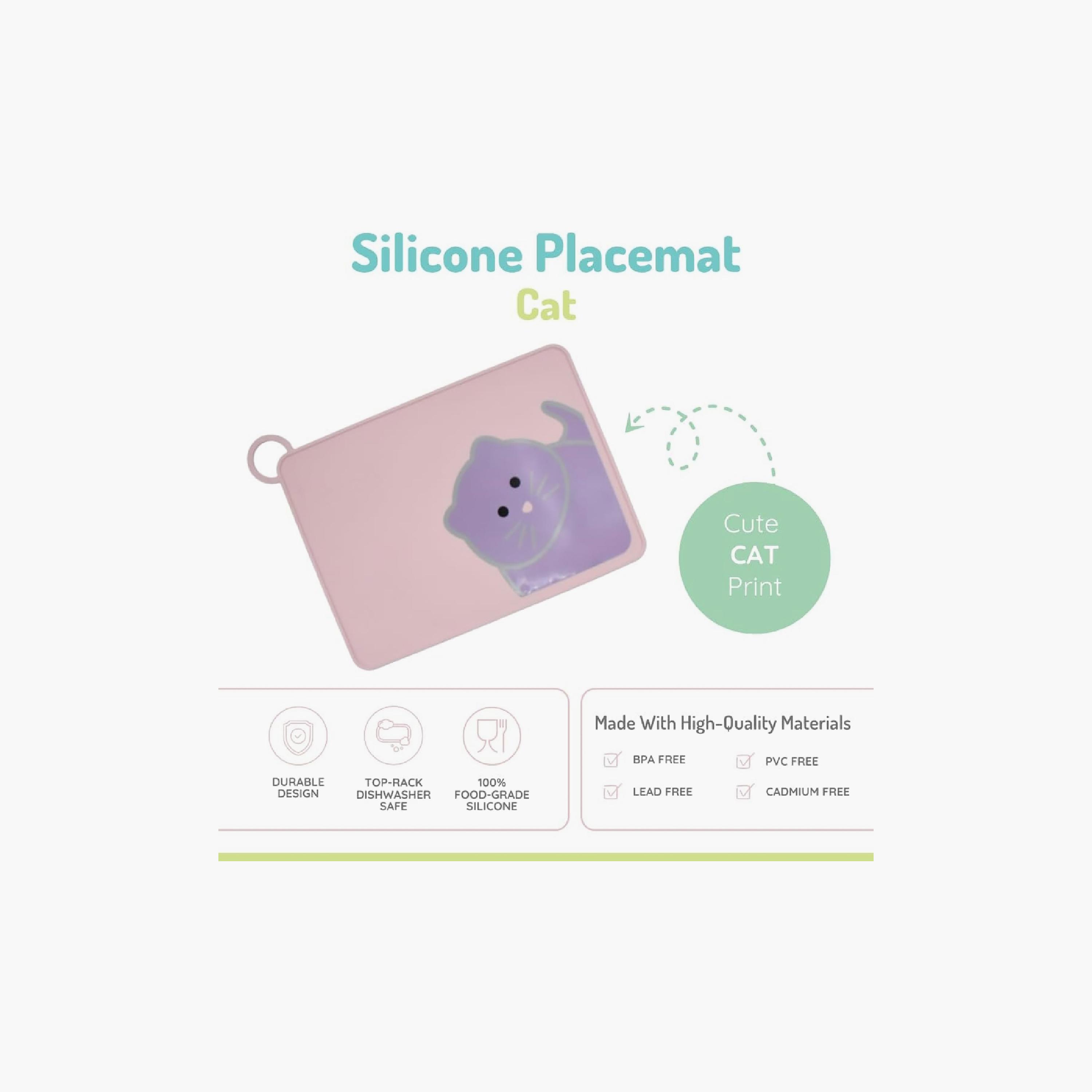 مفرش طاولة سيليكون بتصميم "كات" من ميلي-baby-feeding-mealtimeessentials-image-2