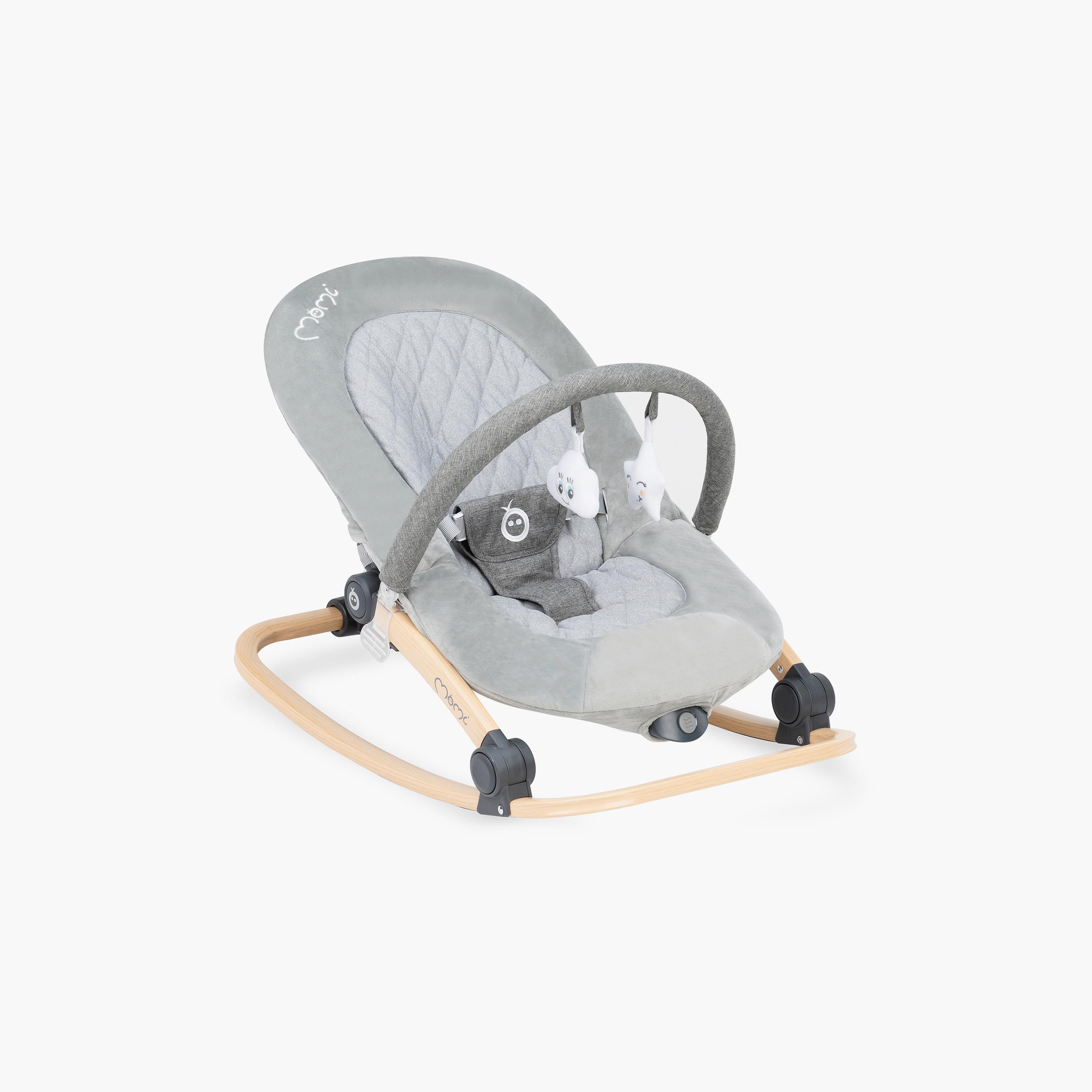 MoMi Lumiwood Bouncer with Toy Bar-baby-infantactivity-image-1