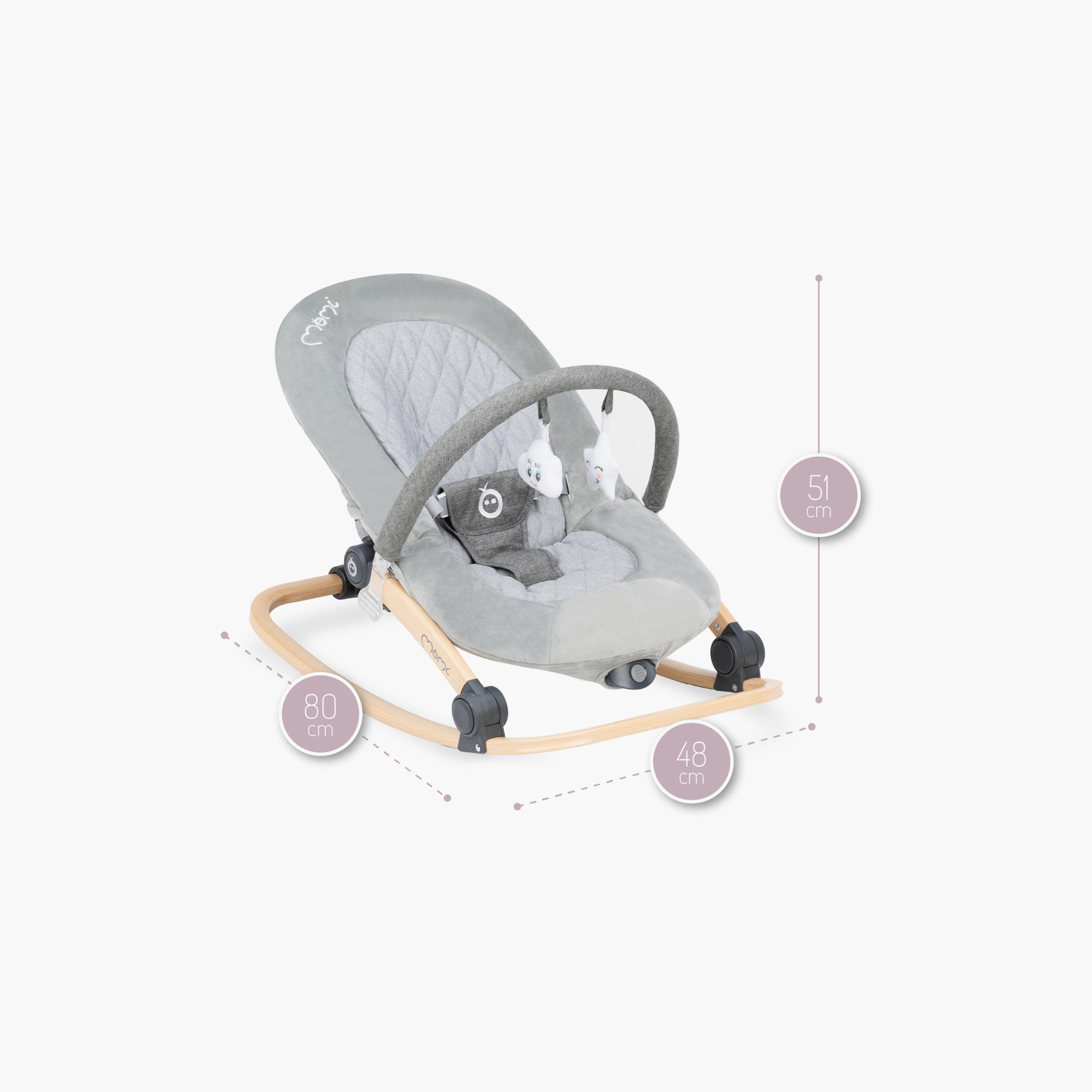 MoMi Lumiwood Bouncer with Toy Bar-baby-infantactivity-image-4