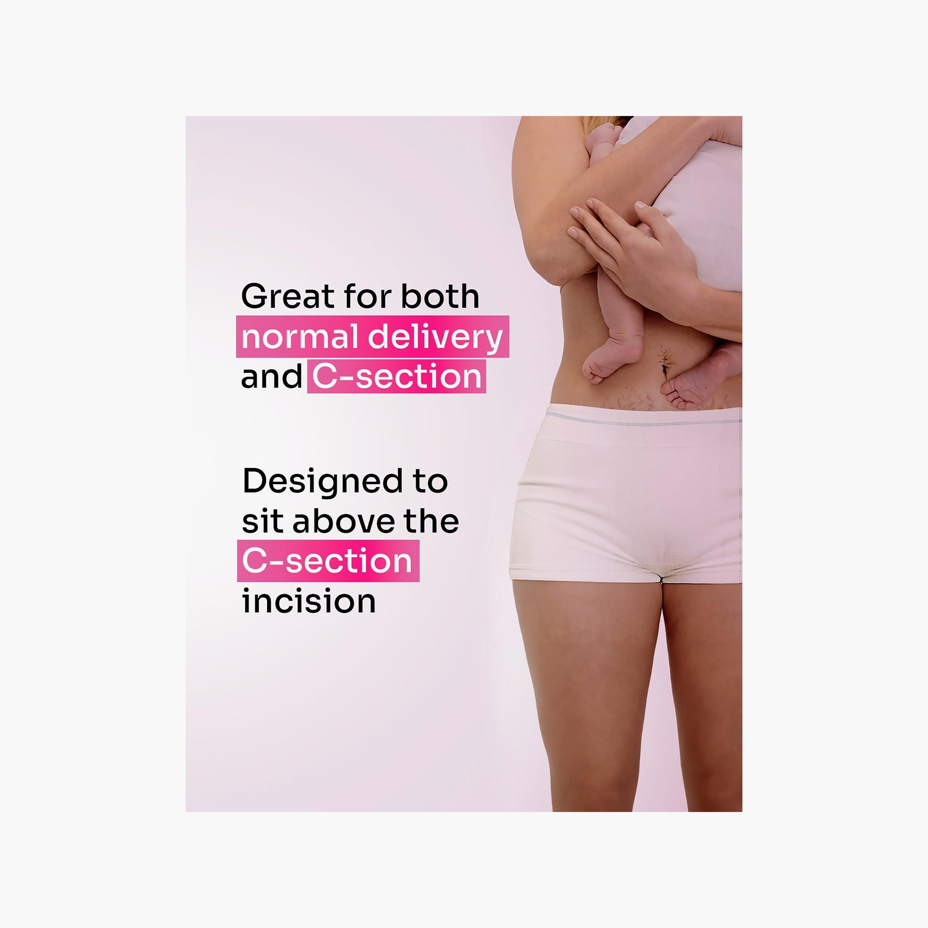 Mommy First 4-Piece Comfywrap Postpartum Underwear-women-clothing-maternity-lingerie-shapewear-image-4