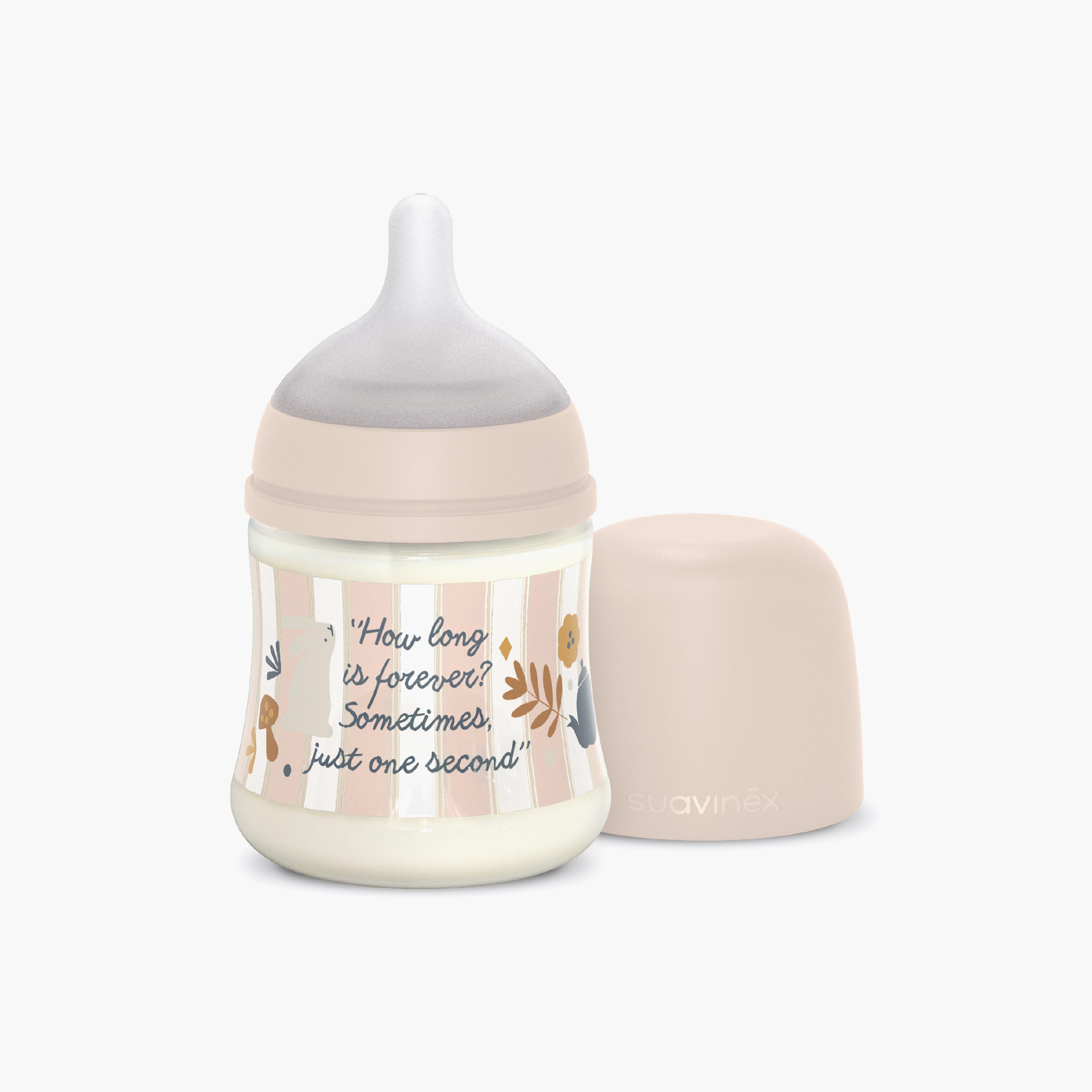 زجاجة رضاعة "بولي أميد" تدفق بطيء مع حلمة من سوافينكس - 150 مل-baby-feeding-feedingbottles-bottlesandteats-image-1