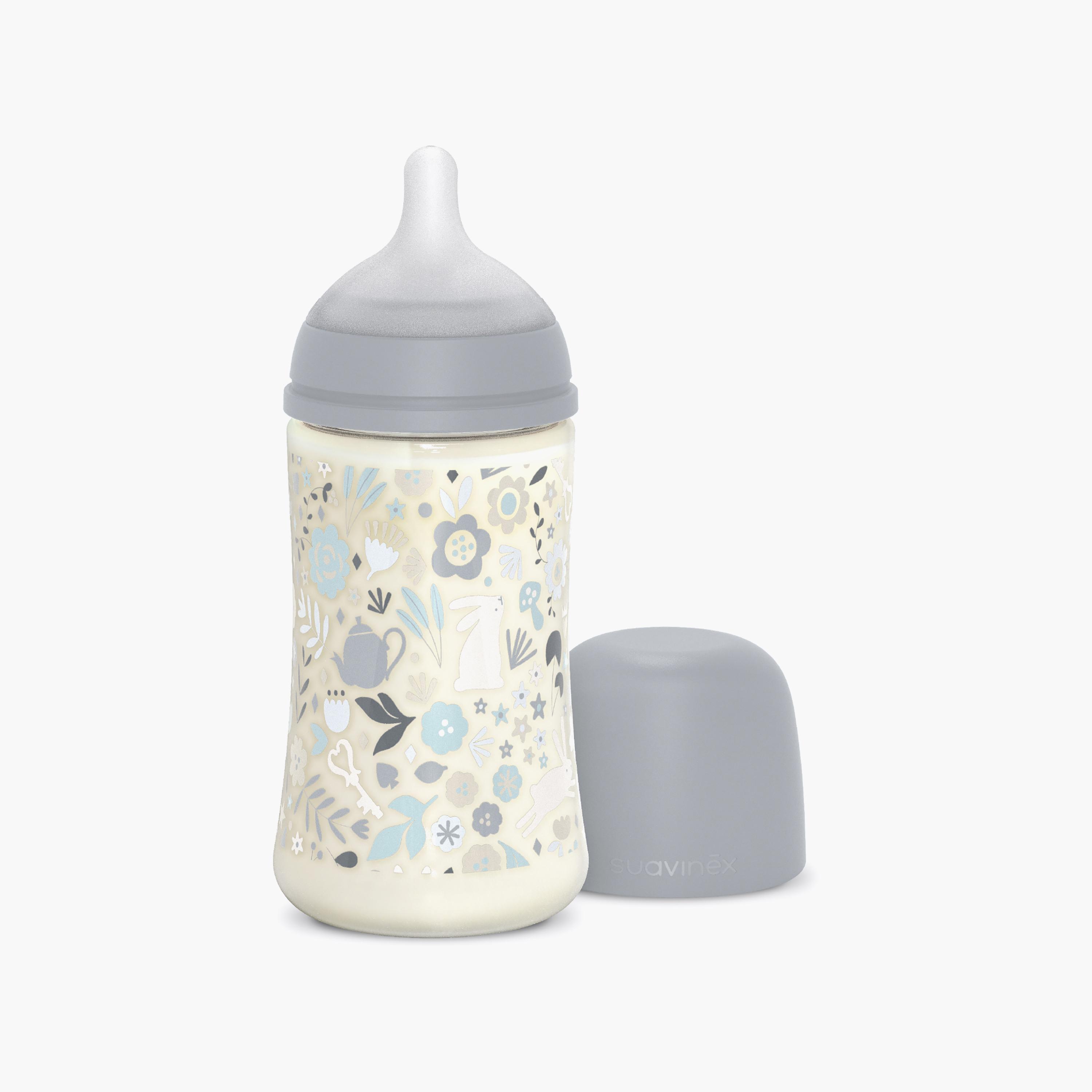 زجاجة رضاعة "بولي أميد" تدفق بطيء مع حلمة من سوافينكس - 270 مل-baby-feeding-feedingbottles-bottlesandteats-image-1
