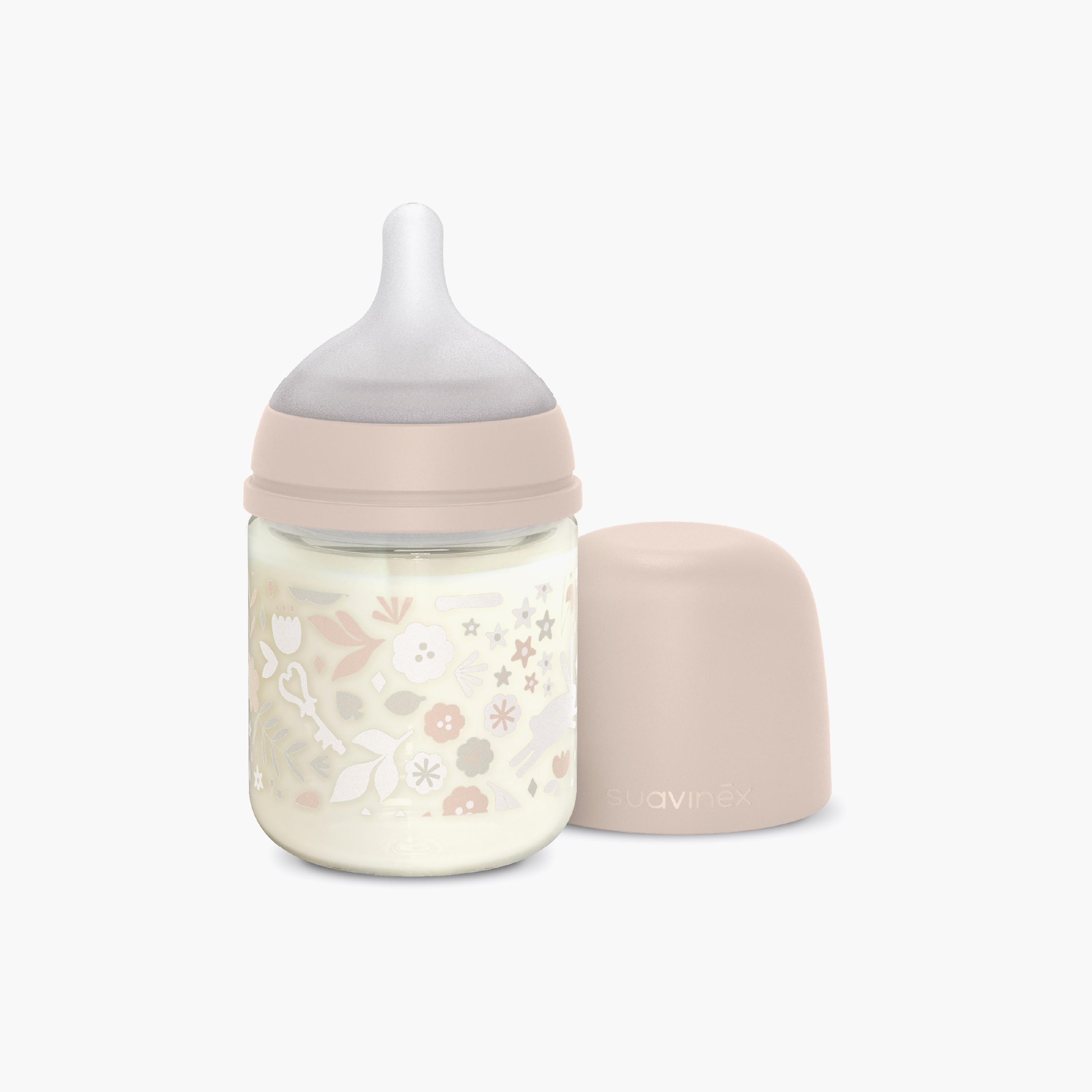 زجاجة رضاعة زجاجية تدفق بطيء مع حلمة من سوافينكس - 120 مل-baby-feeding-feedingbottles-bottlesandteats-image-6