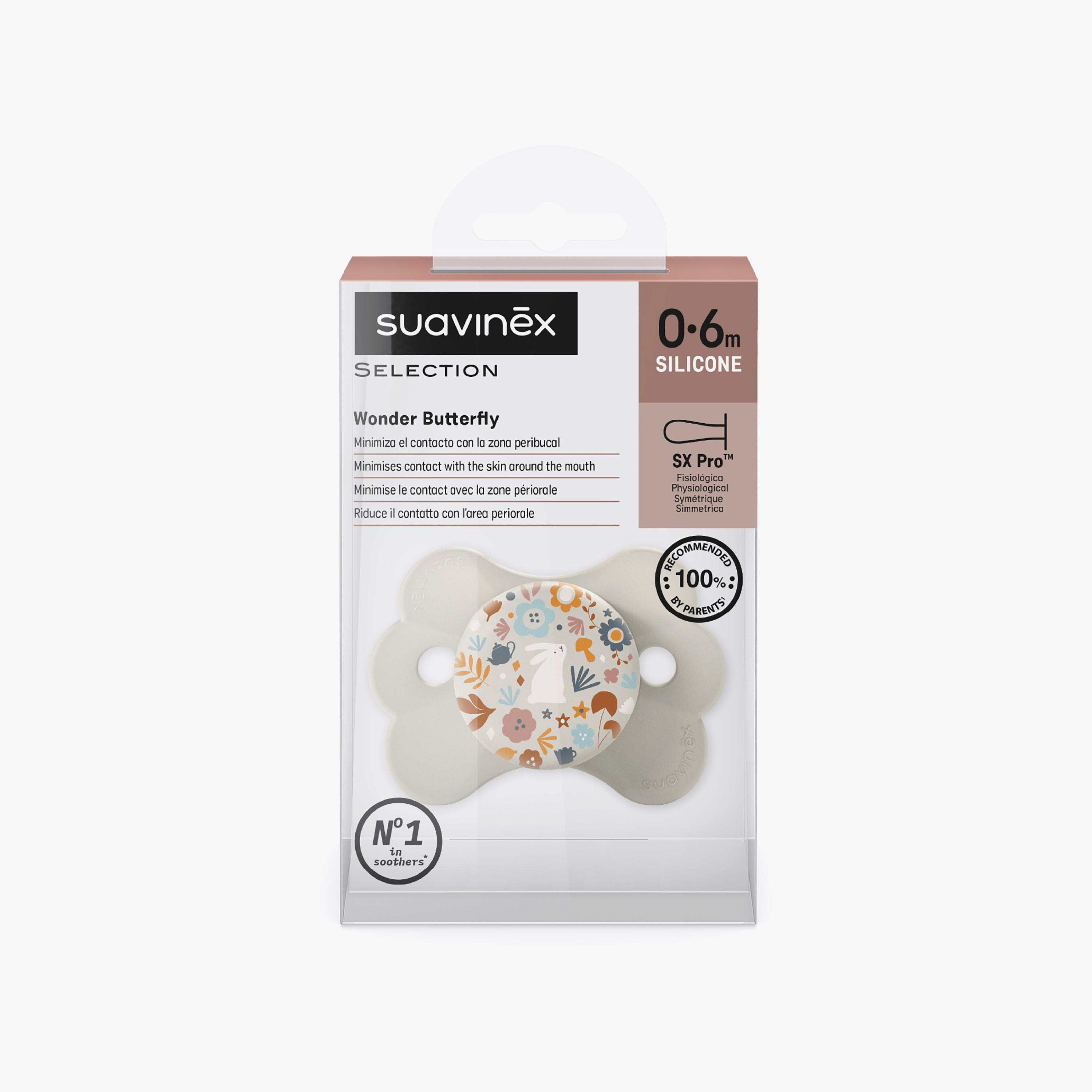 لهاية "إس إكس برو" وندر باترفلاي فائقة النعومة من سوافينكس - من 0 إلى 6 أشهر-baby-feeding-pacifiers-image-3