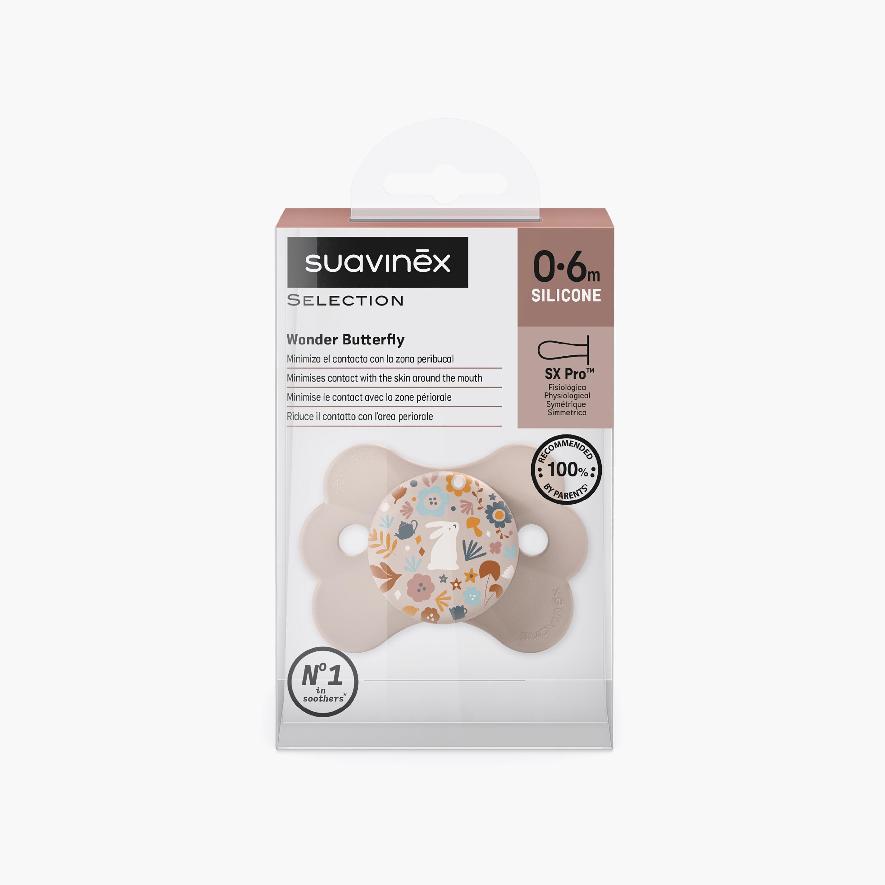 لهاية "إس إكس برو" وندر باترفلاي فائقة النعومة من سوافينكس - من 0 إلى 6 أشهر-baby-feeding-pacifiers-image-8