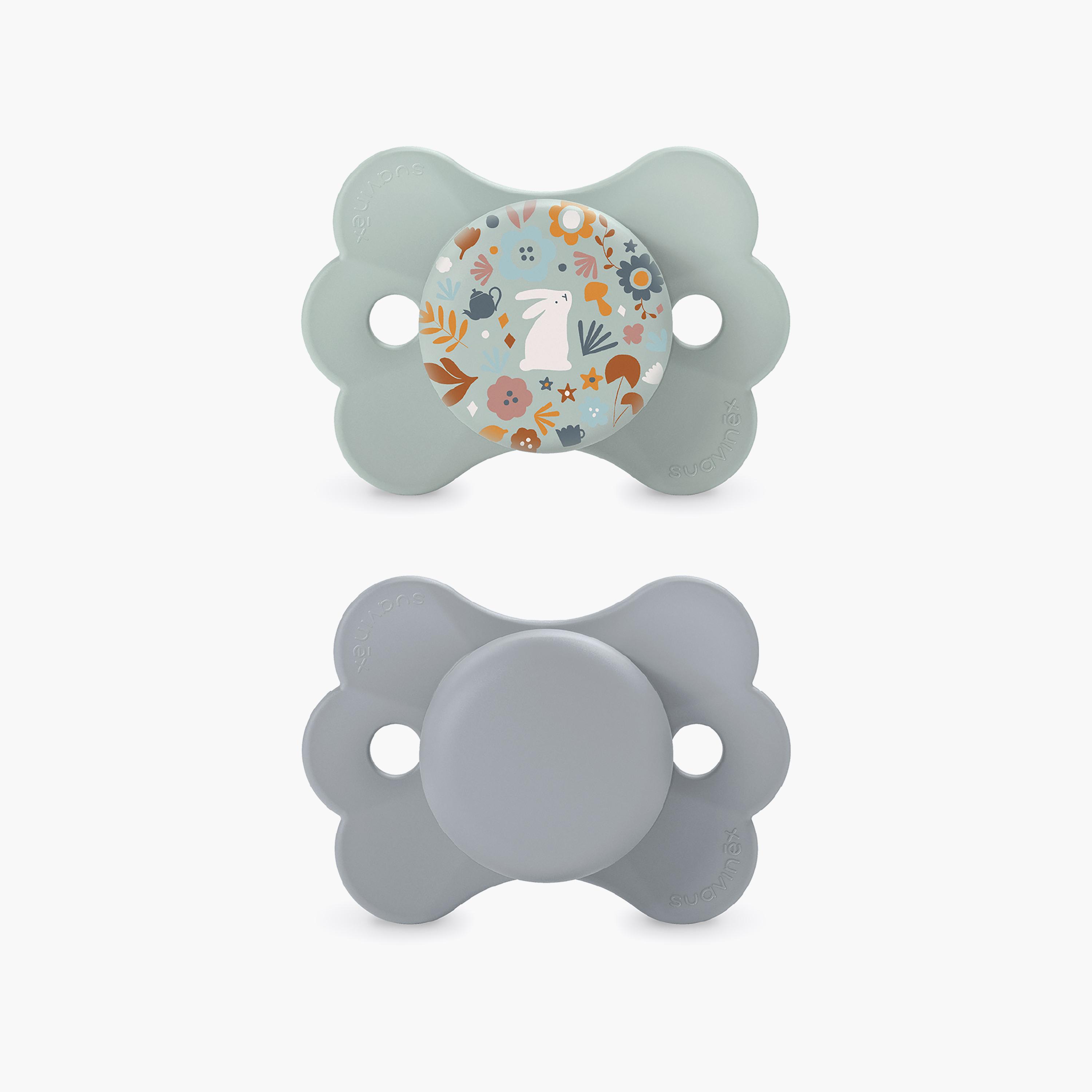 Suavinex 2-Piece Sx Pro Ultra Soft Wonder Butterfly Pacifier - 6-18 Months-baby-feeding-pacifiers-image-1