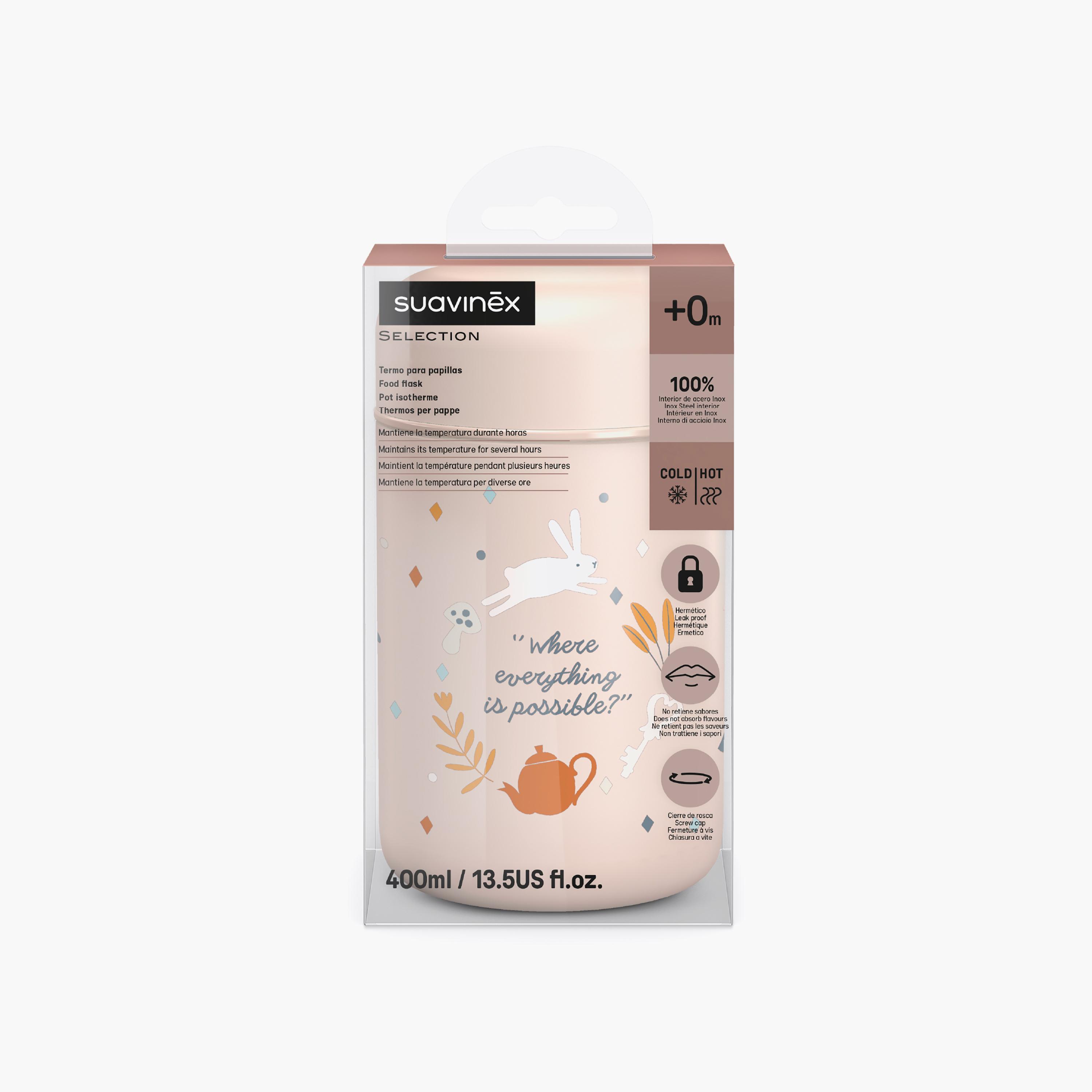 Suavinex Leakproof Hot & Cold Food Flask - 400 ml-baby-feeding-mealtimeessentials-image-3