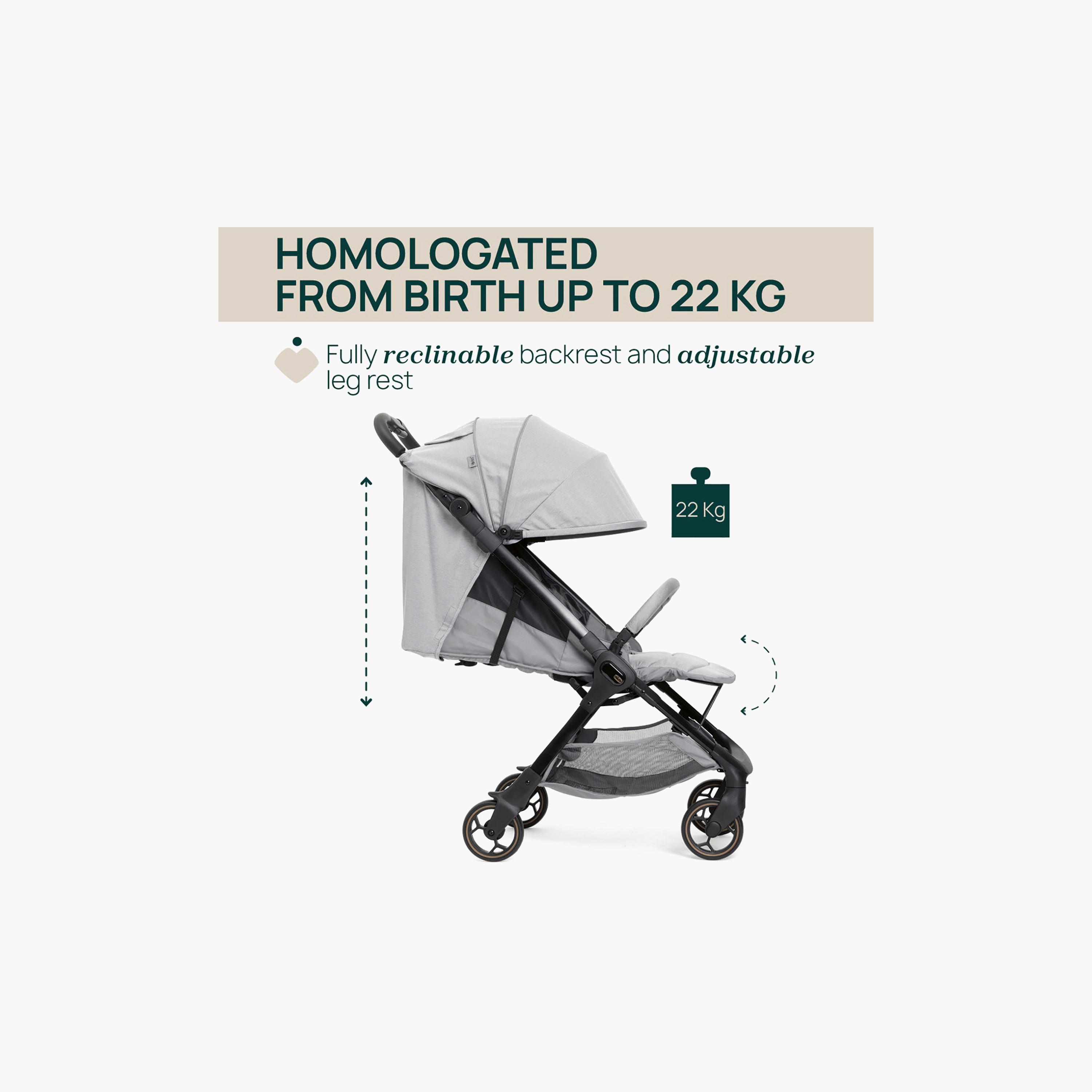 Chicco Foldable Aero-we Stroller with Adjustable Reclining Seat & Canopy-baby-gear-strollersandprams-strollers-image-3