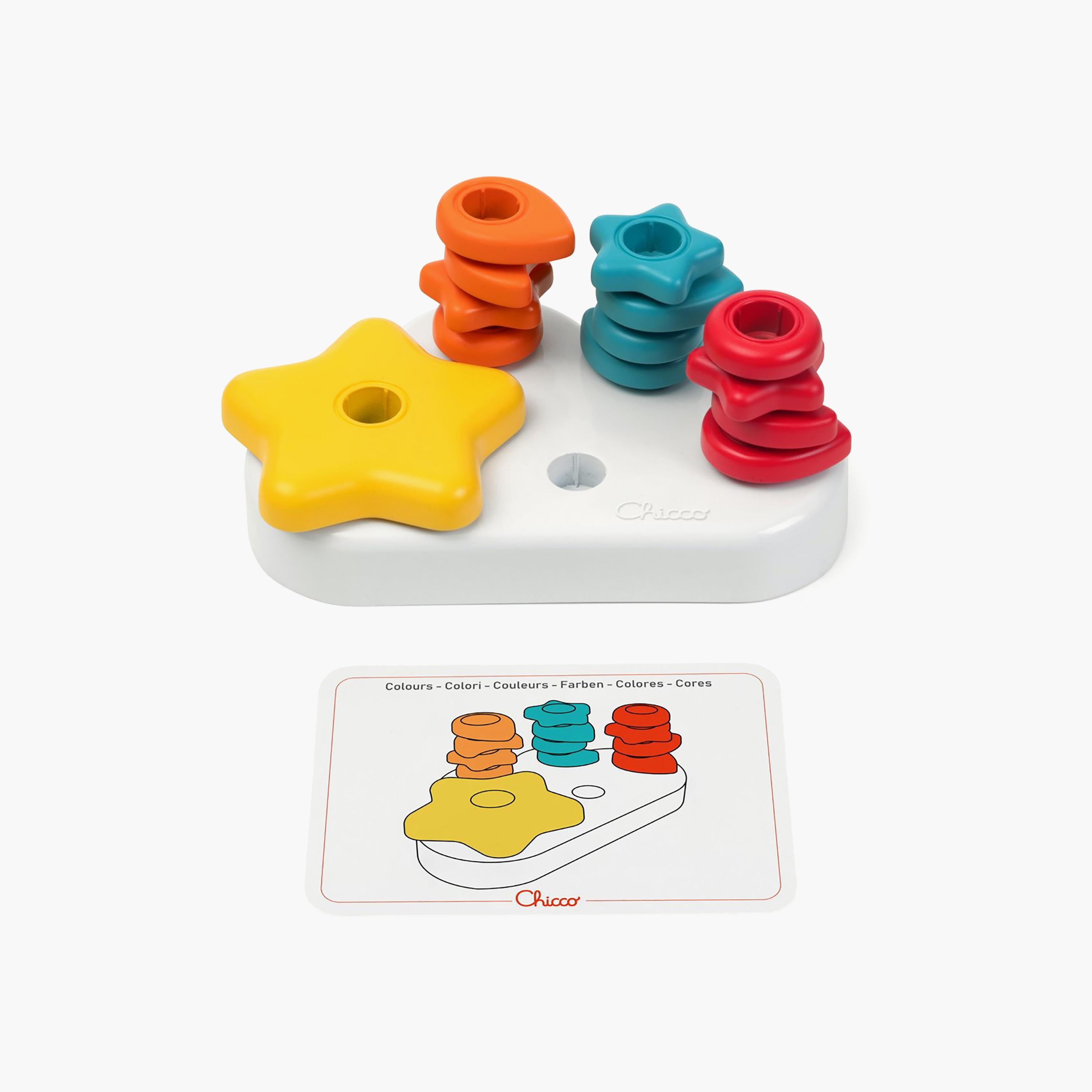 لعبة كلاود بين 2 في 1 مكونة من 16 قطعة - 1-3 سنوات من شيكو-toys-babyandtoddlertoys-stackingandnestingtoys-image-1