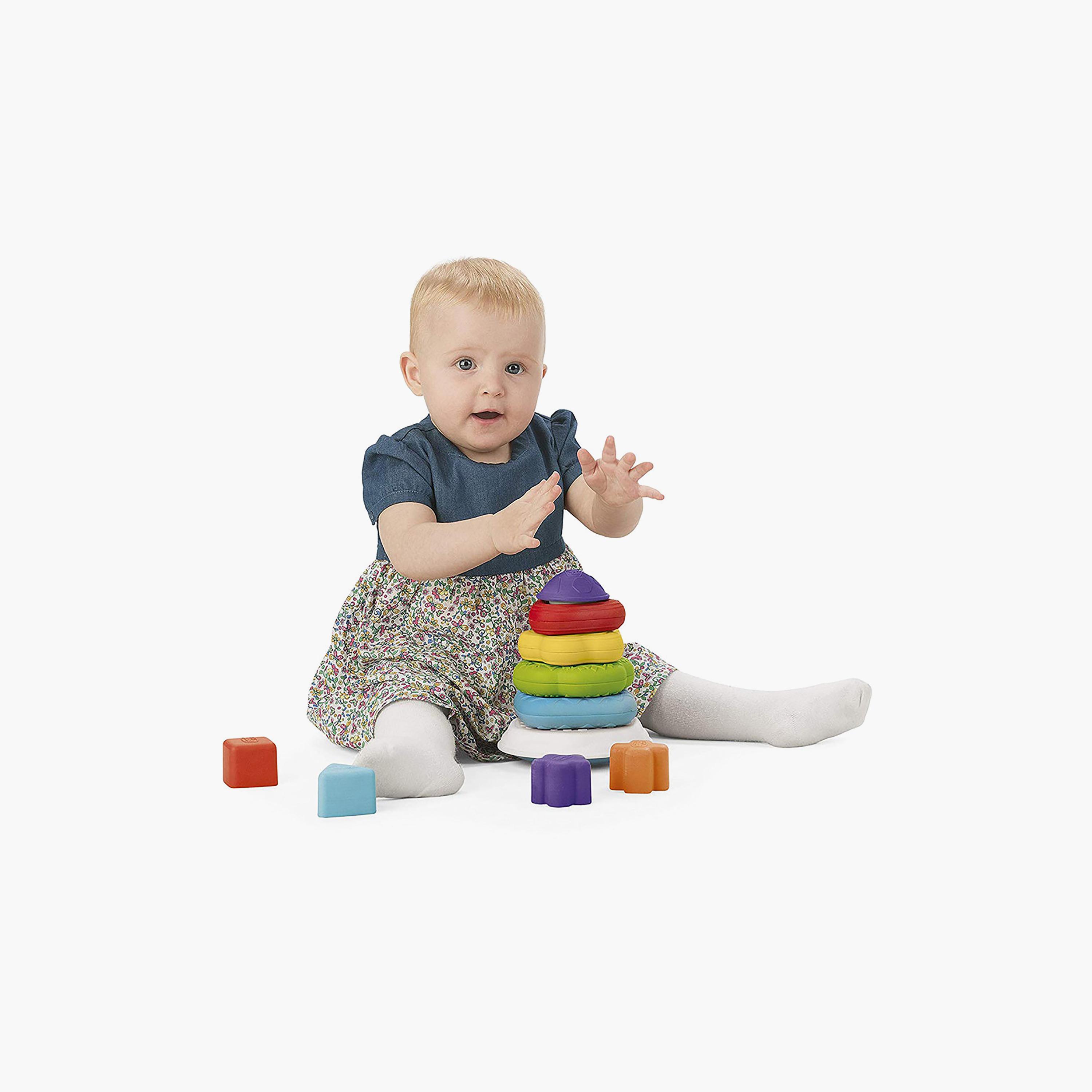 Chicco Smart Play 2-In-1 Ring Tower Stacking Toy-toys-babyandtoddlertoys-stackingandnestingtoys-image-5