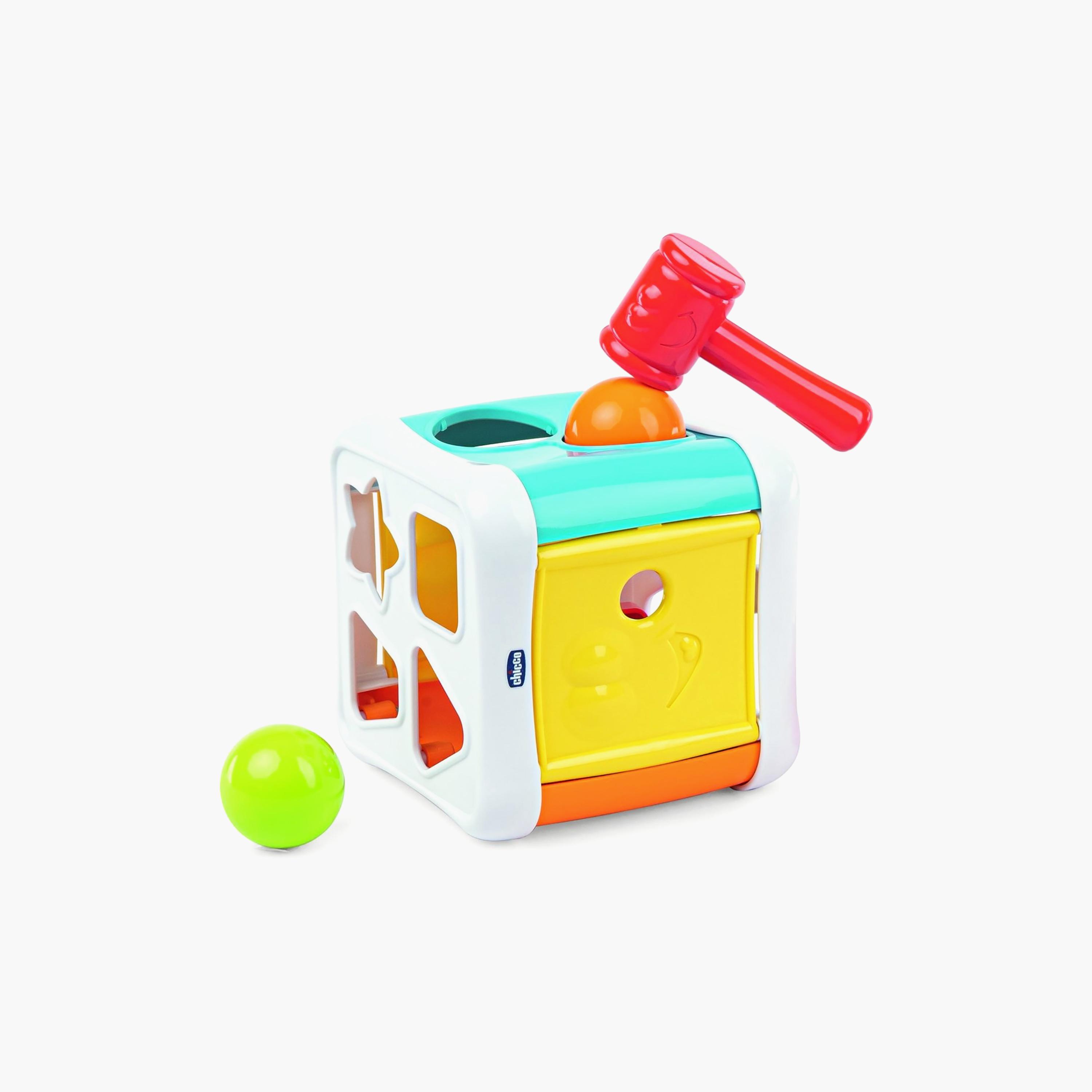 Chicco Smart Play Sort & Beat Cube Sorter with Accessories-baby-infantactivity-image-2