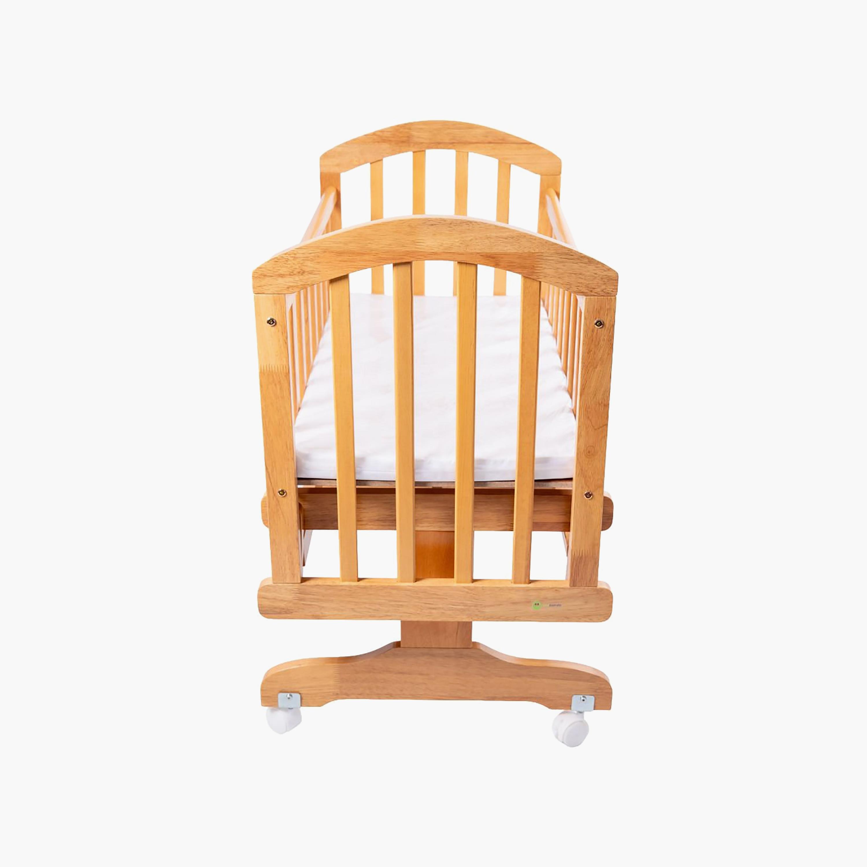 Mini Panda Wooden Lullaby Bed - 0-6 Months-baby-nursery-furniture-cribsandbeds-beds-image-2