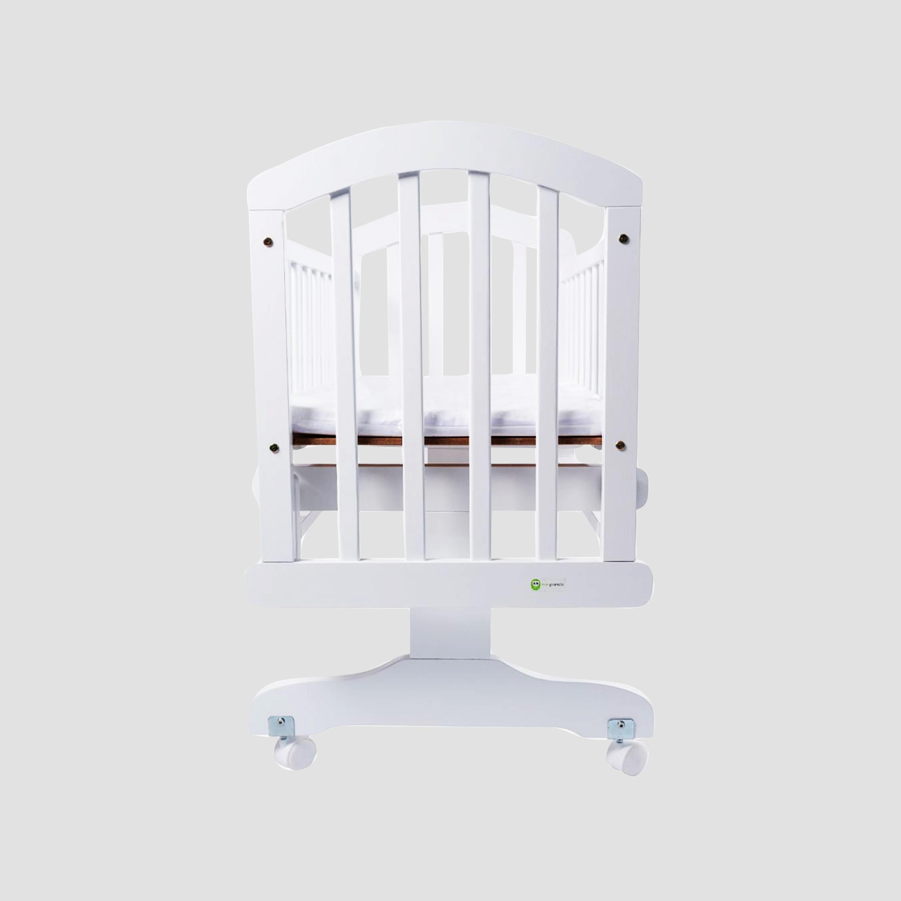 Mini Panda Wooden Lullaby Bed - 0-6 Months-baby-nursery-furniture-cribsandbeds-beds-image-2