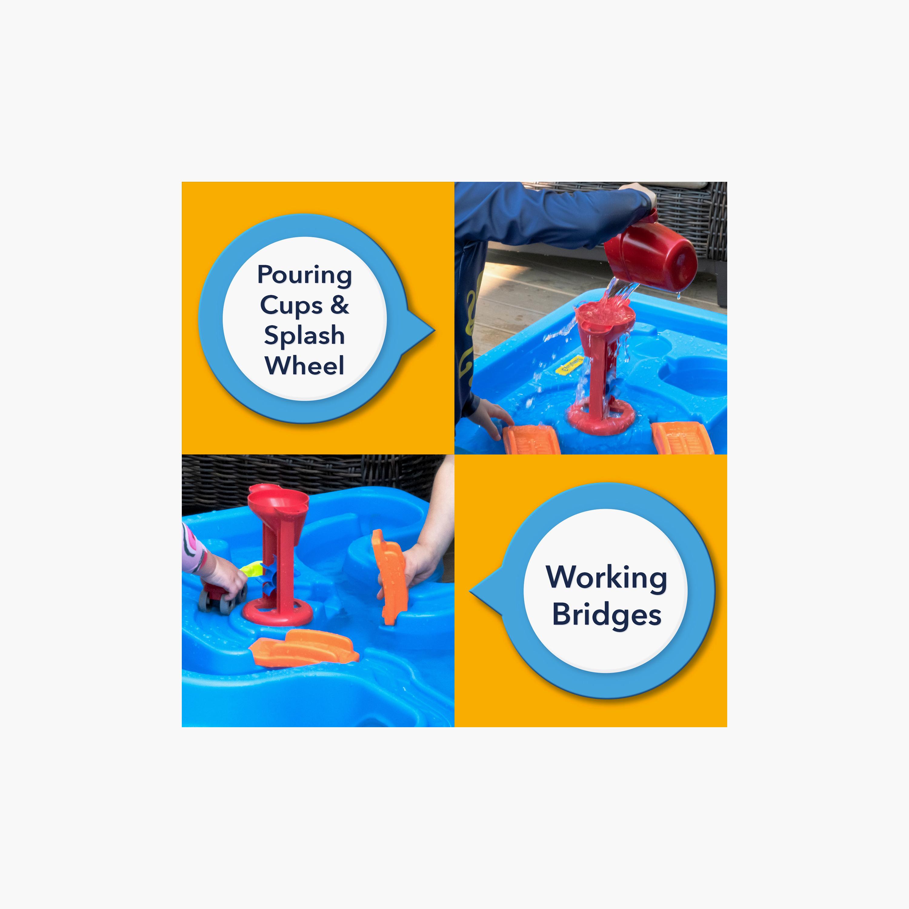 Simplay3 Big River & Roads Water Play Table 3+ Years - Blue-baby-infantactivity-image-6