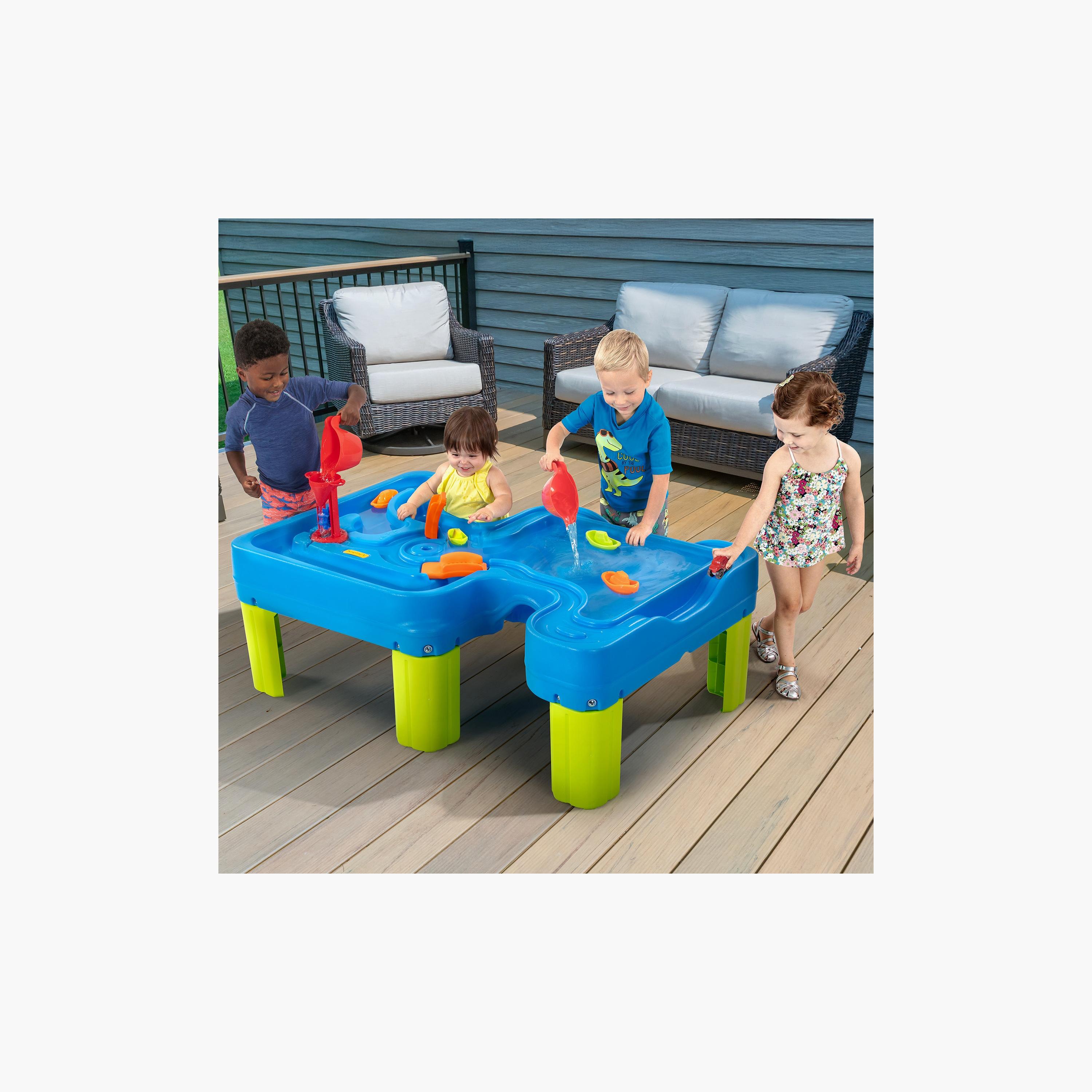 Simplay3 Big River & Roads Water Play Table 3+ Years - Blue-baby-infantactivity-image-7