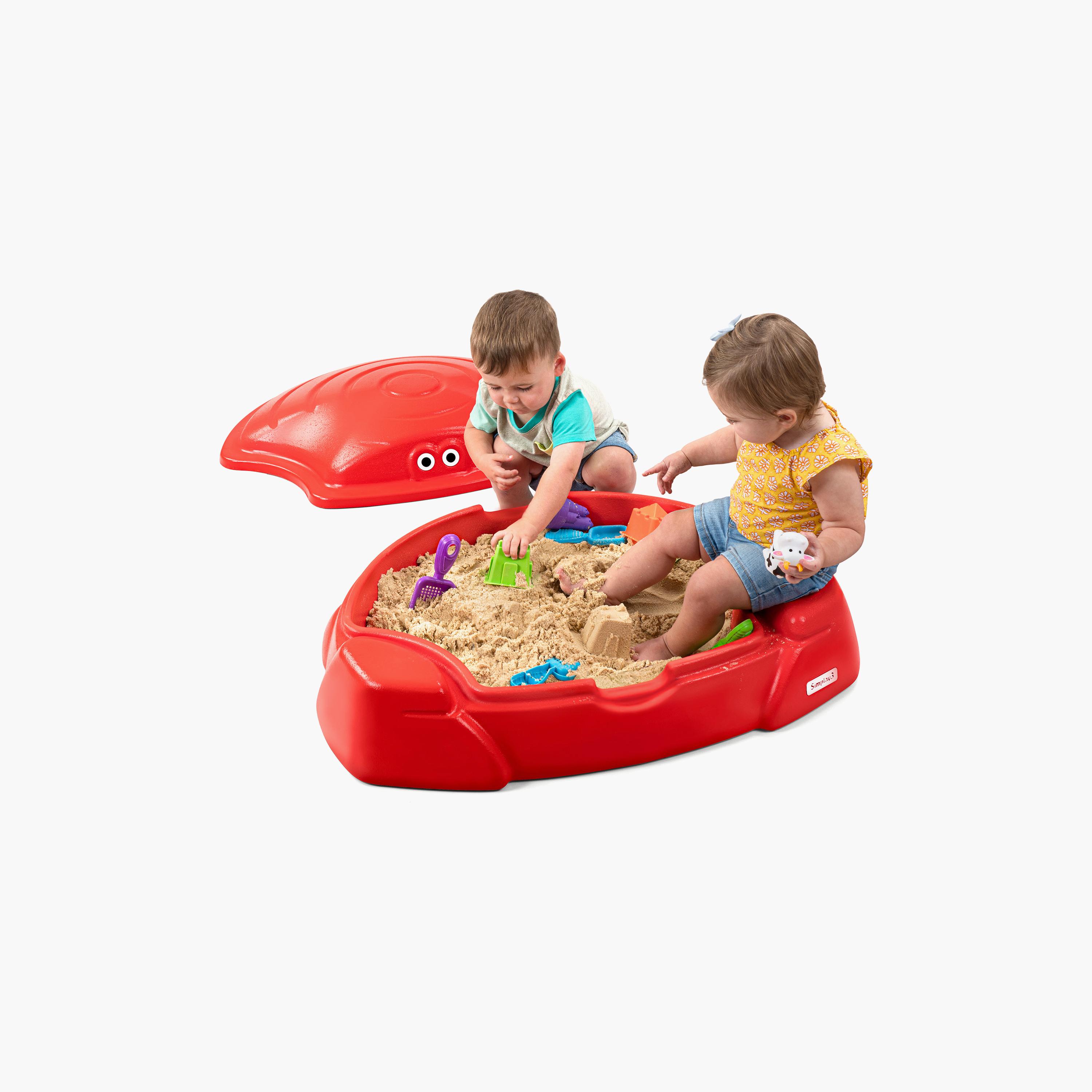 Simplay3 Coastal Crab Sandbox - 1.5-5 Years - Red-toys-outdoor-playhousesandplayards-image-3