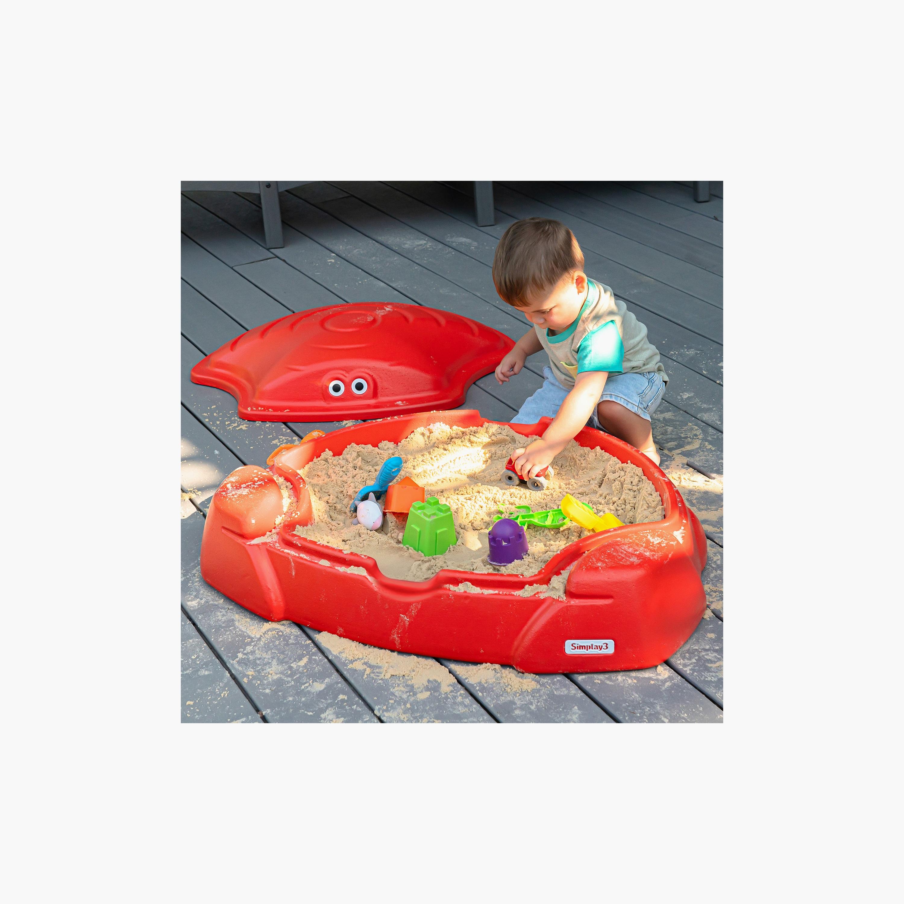 Simplay3 Coastal Crab Sandbox - 1.5-5 Years - Red-toys-outdoor-playhousesandplayards-image-4