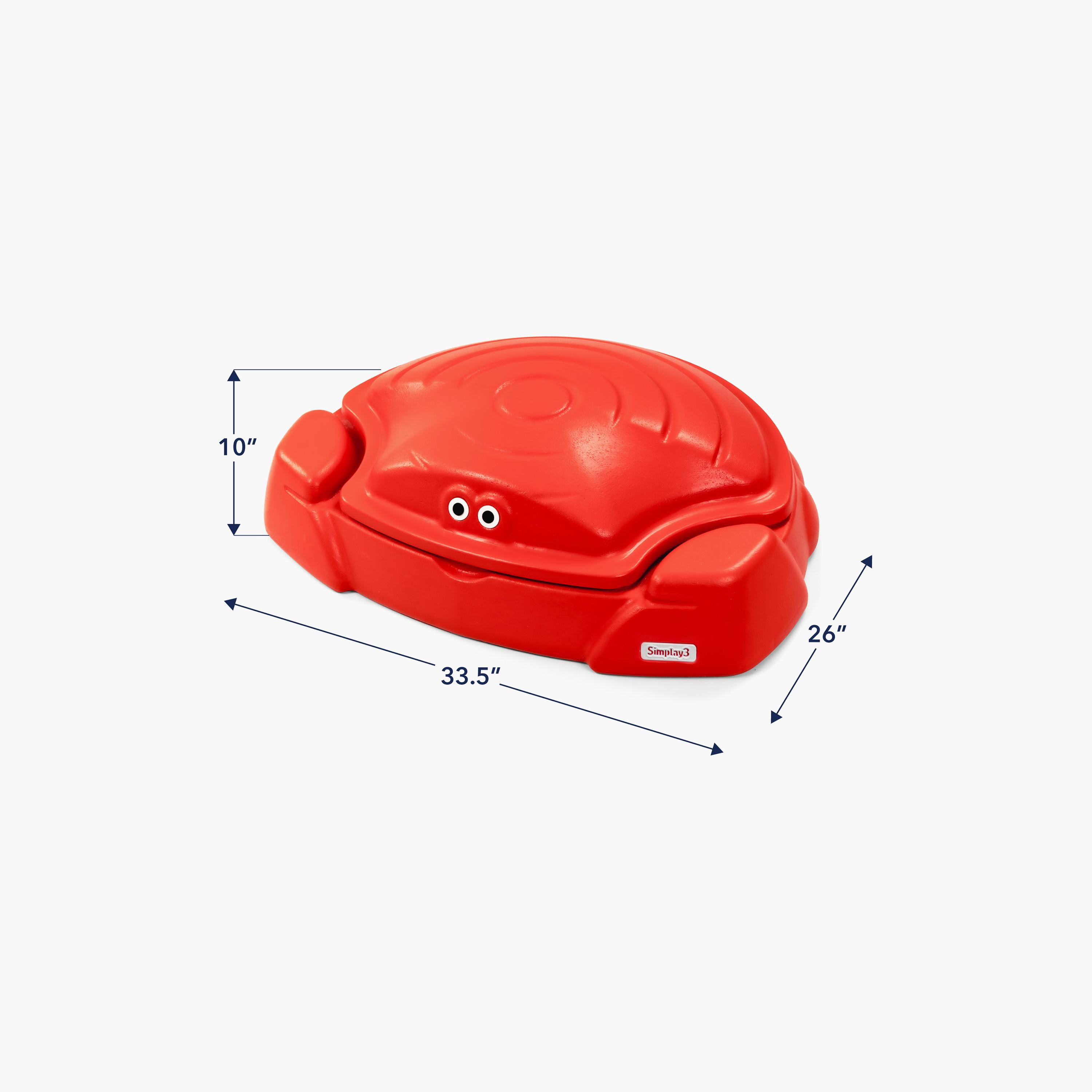Simplay3 Coastal Crab Sandbox - 1.5-5 Years - Red-toys-outdoor-playhousesandplayards-image-8