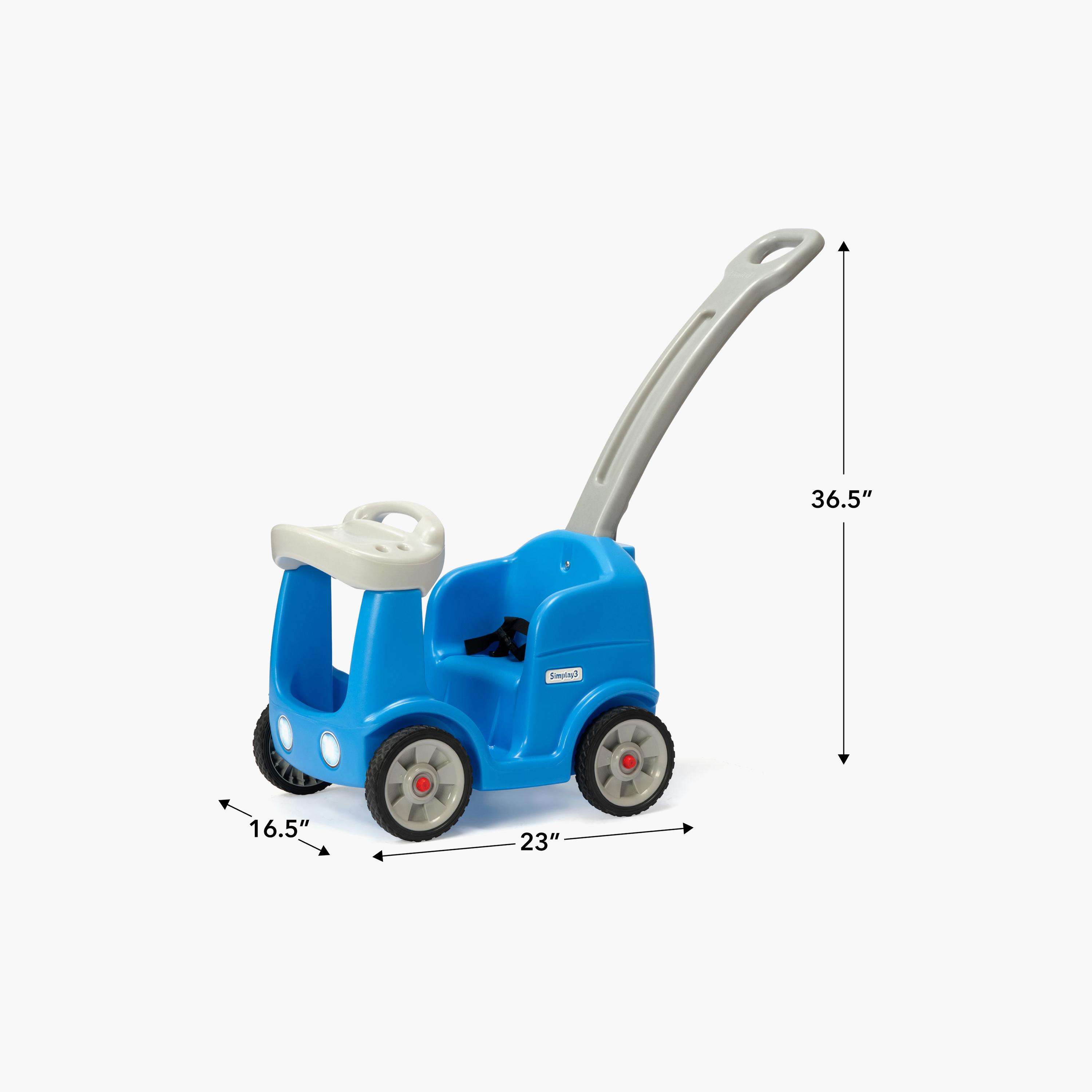 Simplay3 Roll & Stroll Quiet Ride Push Car - 1.5-4 Years-toys-babyandtoddlertoys-pushandpulltoys-image-7