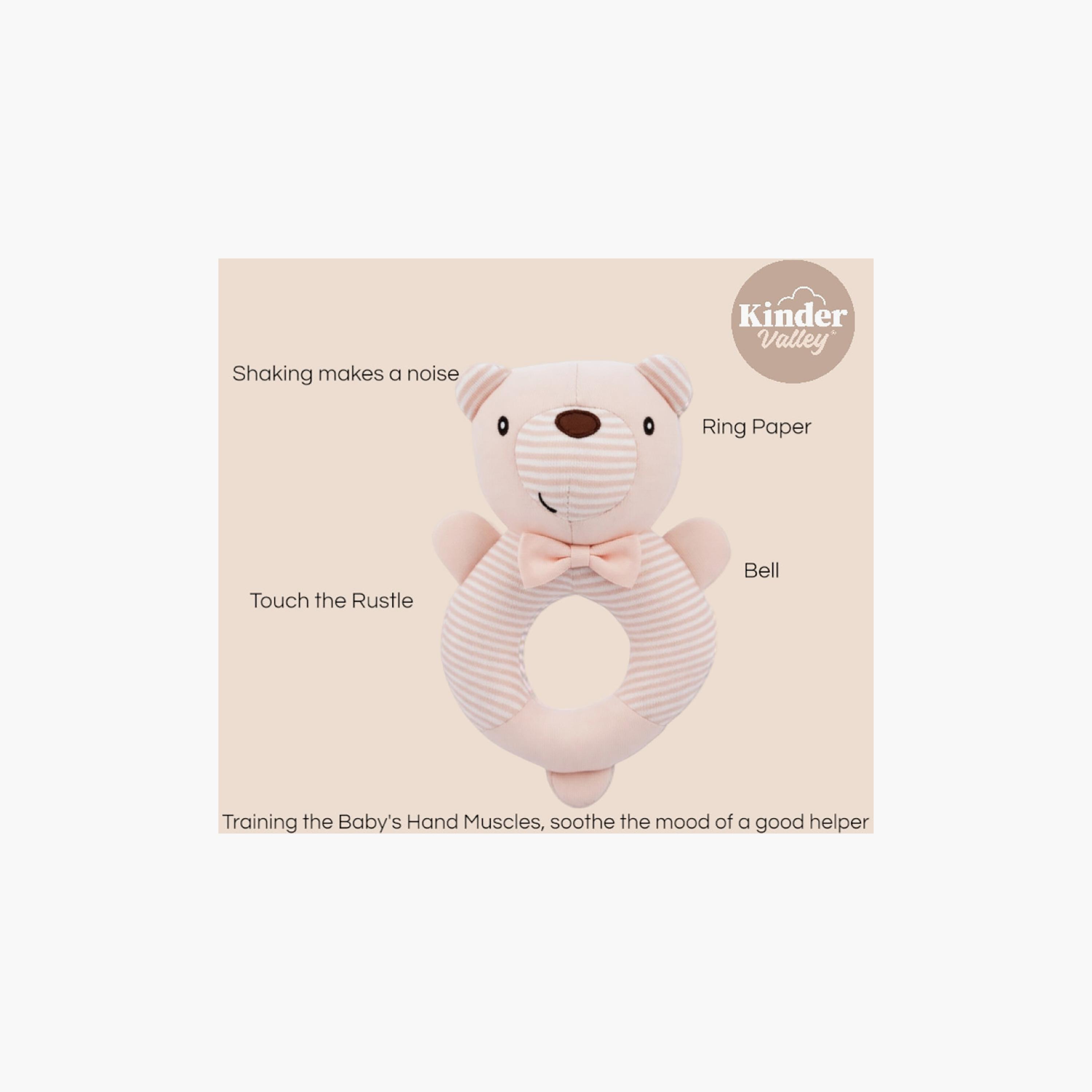 Kinder Valley Bear Ring Rattle Push Toy-toys-plushsofttoys-image-3