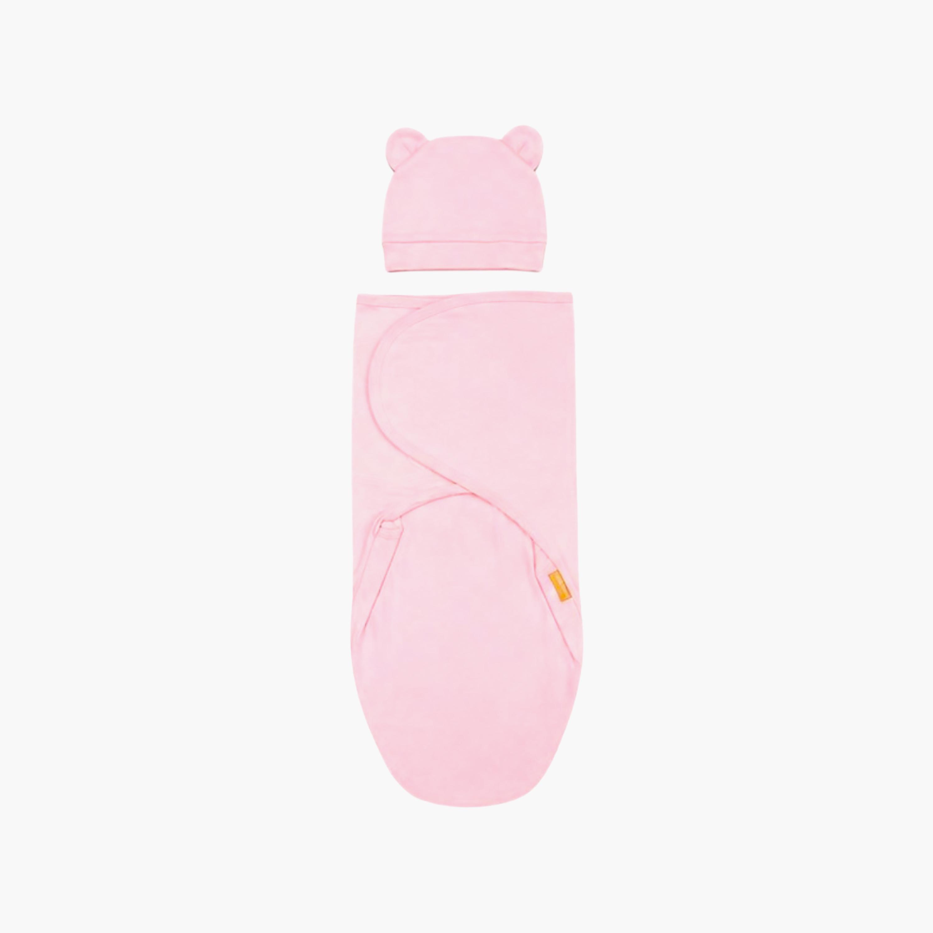 طقم أقمشة قماط قطنية ناعمة مع قبعات 3 قطع من كيندر فالي-baby-nursery-blanketsandswaddles-swaddlesandsleepingbags-image-7