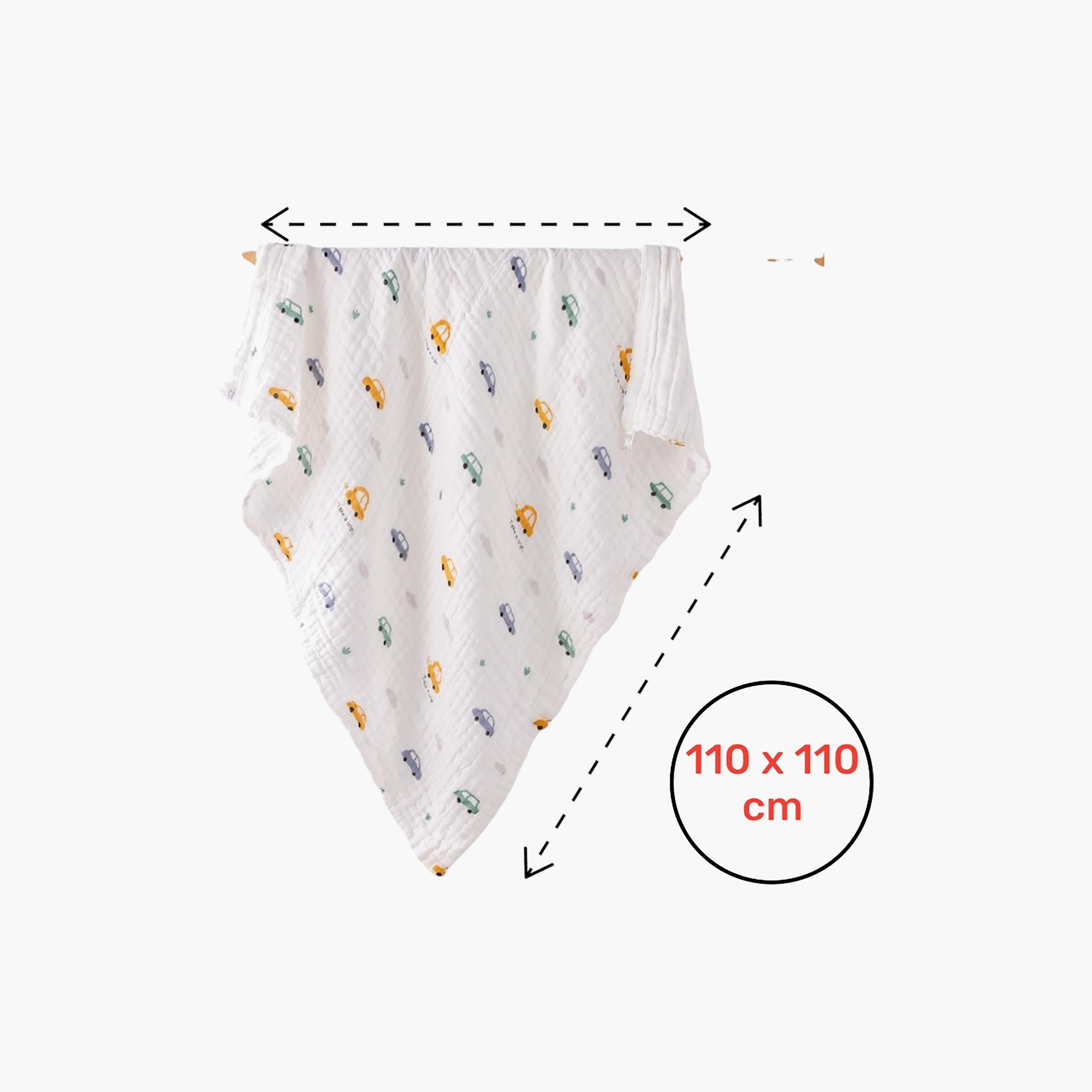 طقم أقمشة قماط فائقة النعومة موديل ليتل ترافيلر قطعتين من كيندر فالي-baby-nursery-blanketsandswaddles-receivingblankets-image-2