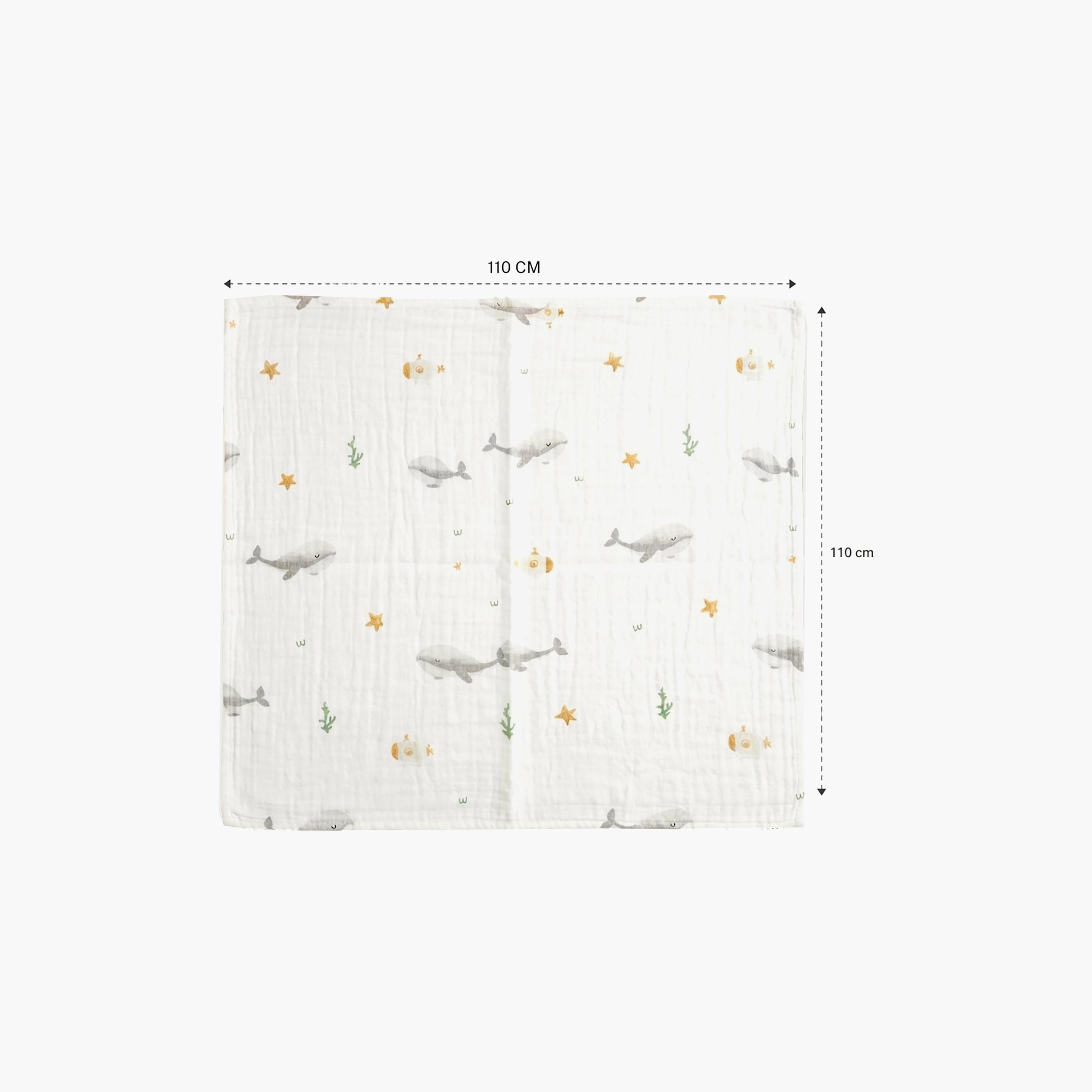 طقم أقمشة قماط فائقة النعومة موديل ليتل ترافيلر قطعتين من كيندر فالي-baby-nursery-blanketsandswaddles-receivingblankets-image-3