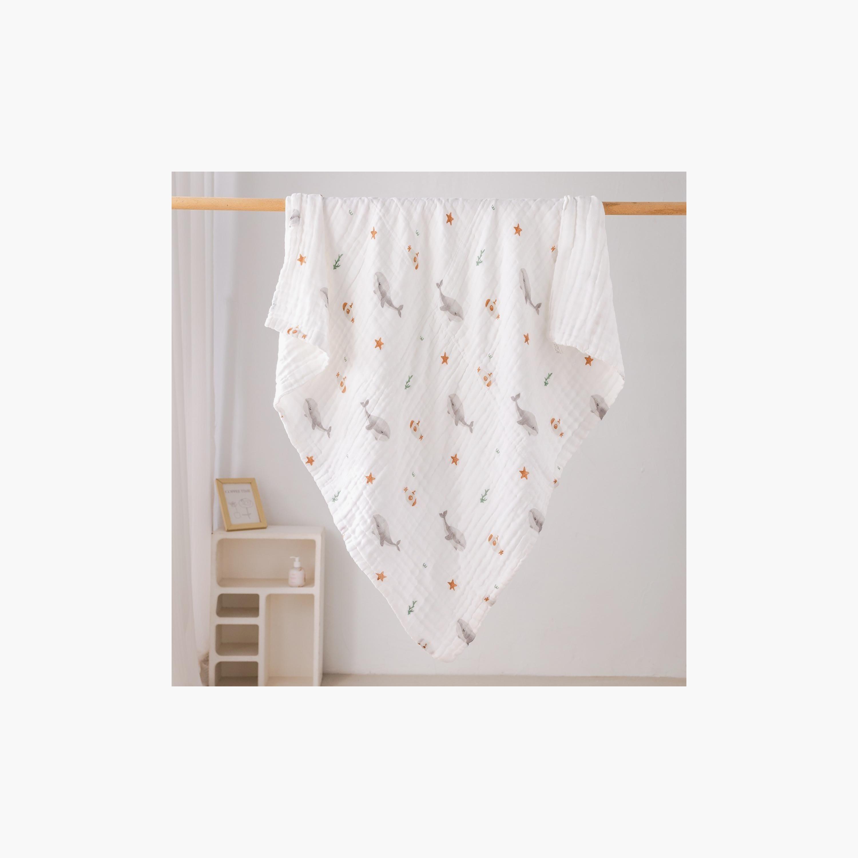 طقم أقمشة قماط فائقة النعومة موديل ليتل ترافيلر قطعتين من كيندر فالي-baby-nursery-blanketsandswaddles-receivingblankets-image-8