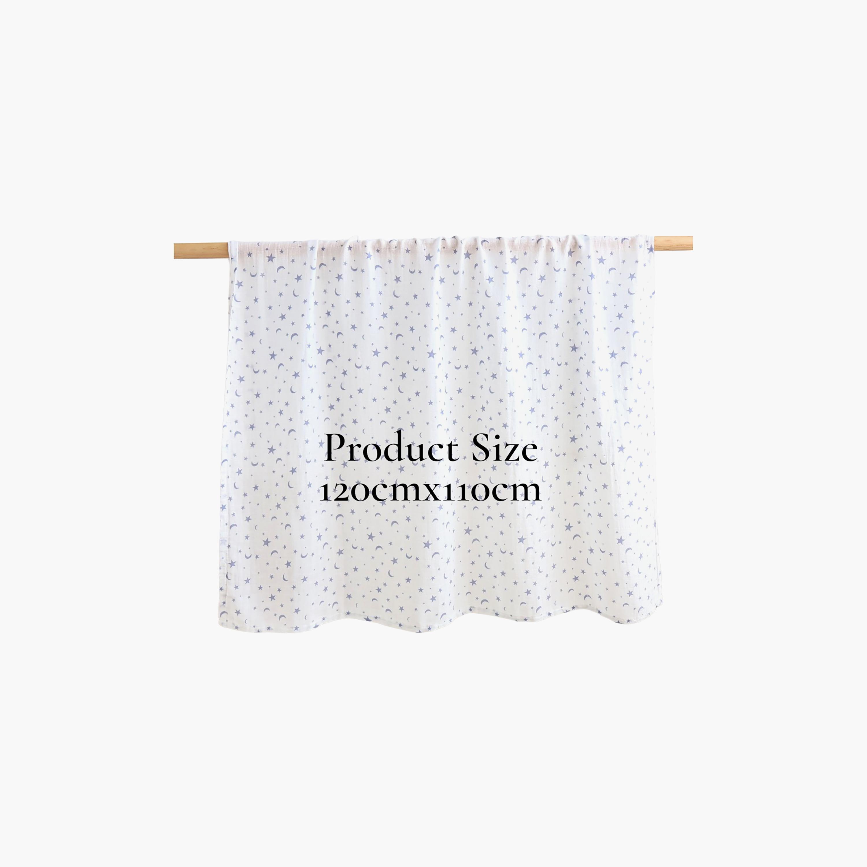 طقم أقمشة قماط فائقة النعومة موديل بلاك ديزي قطعتين من كيندر فالي-baby-nursery-blanketsandswaddles-receivingblankets-image-10