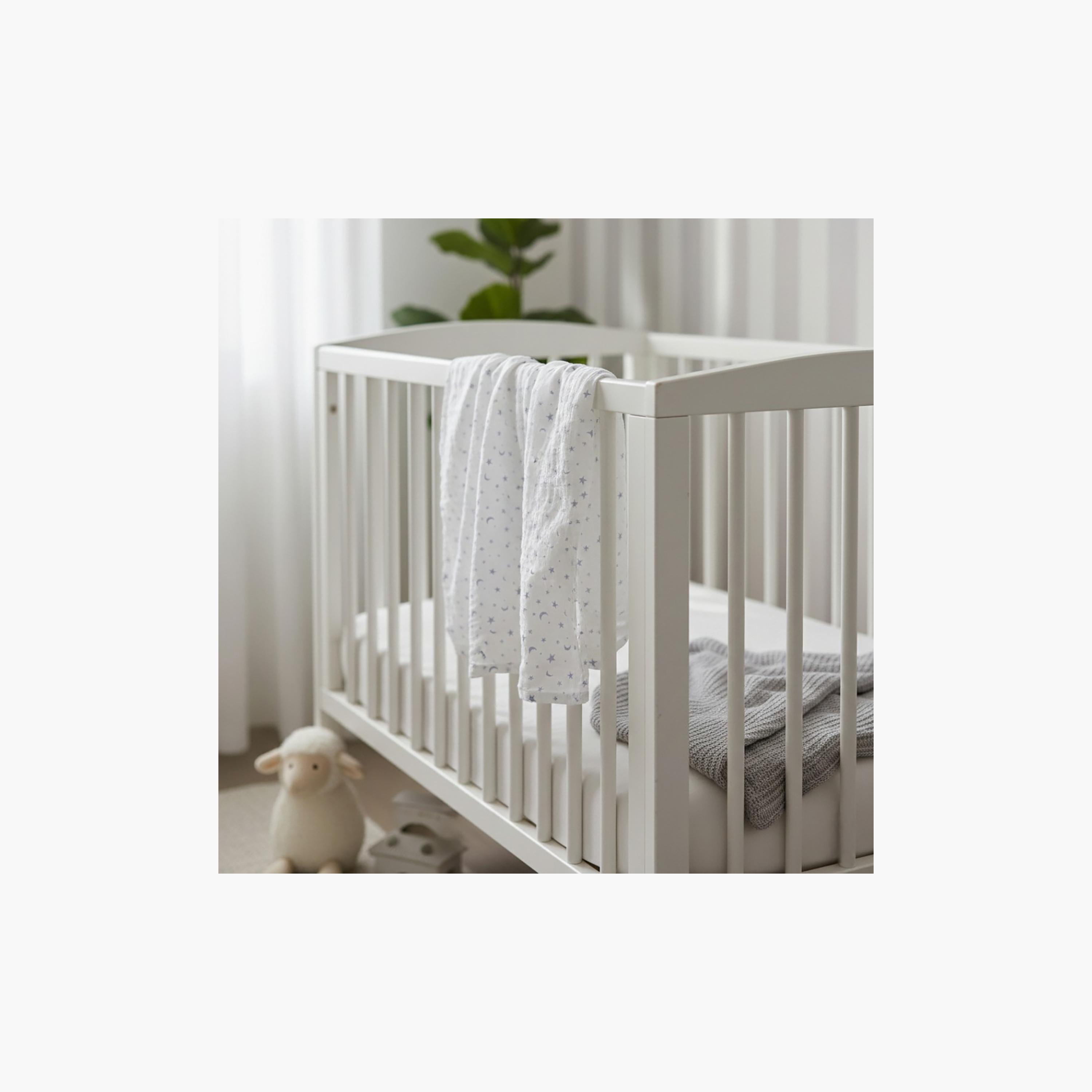 طقم أقمشة قماط فائقة النعومة موديل بلاك ديزي قطعتين من كيندر فالي-baby-nursery-blanketsandswaddles-receivingblankets-image-12