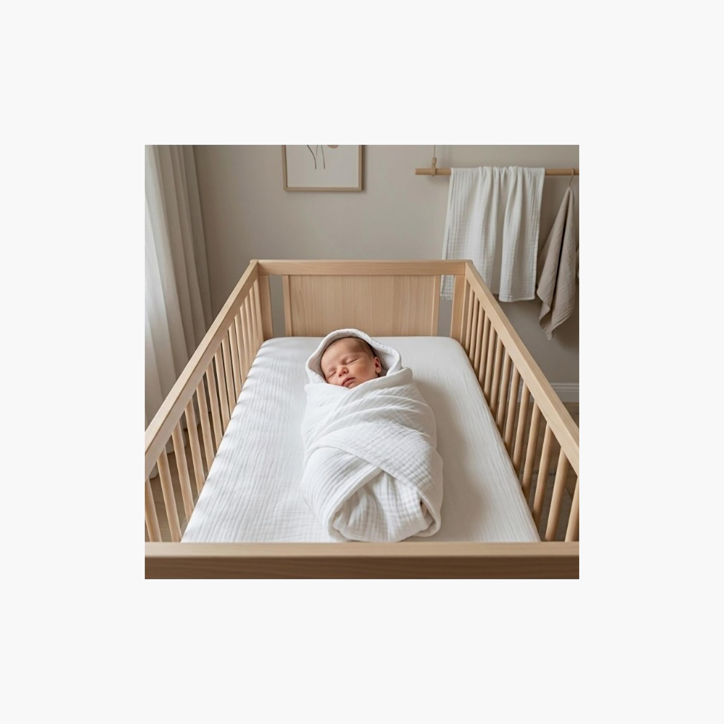 طقم أقمشة قماط فائقة النعومة موديل أندر ذا سي قطعتين من كيندر فالي-baby-nursery-blanketsandswaddles-receivingblankets-image-9